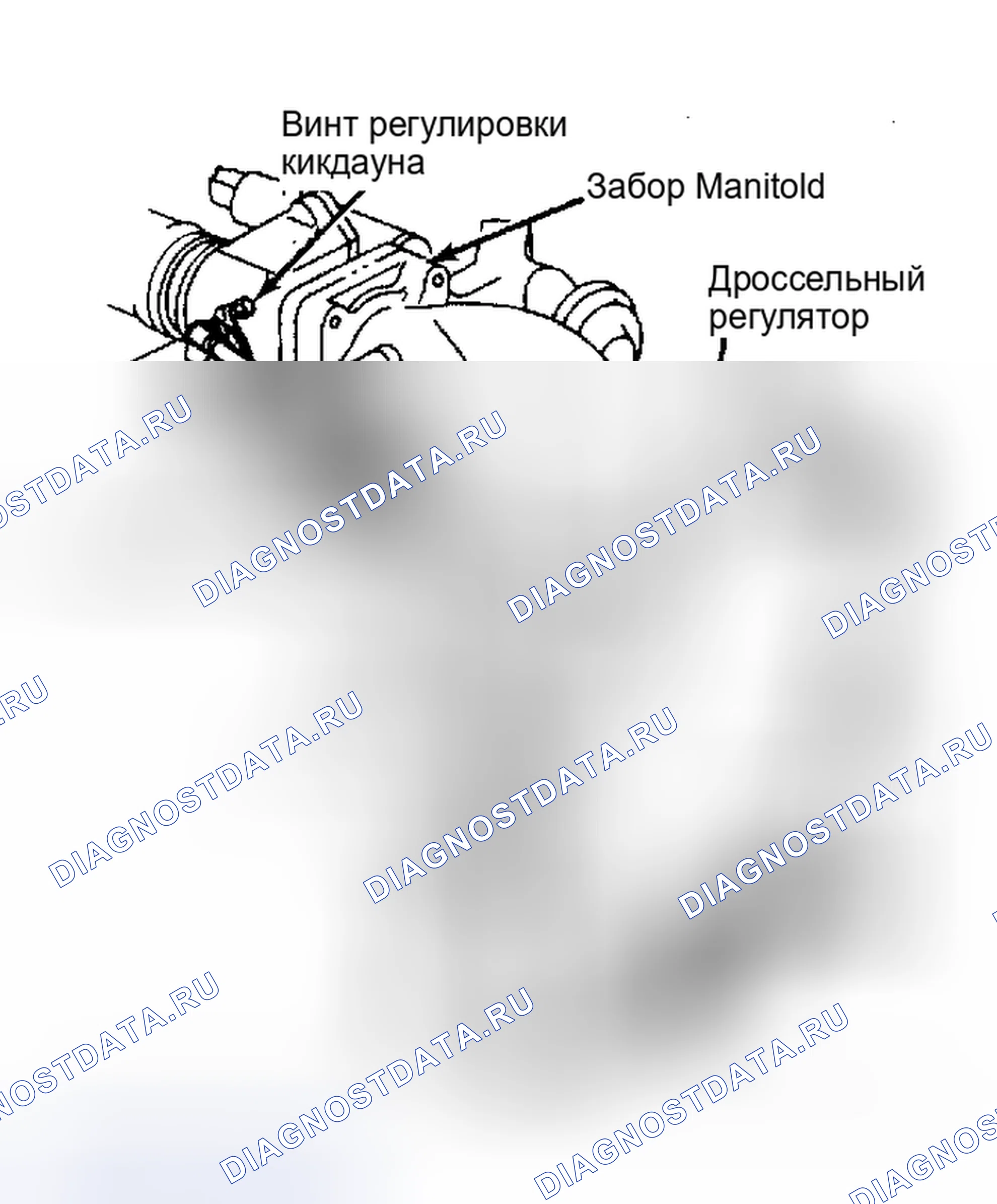 Рис. 59: Регулировка рычажного механизма переключения коробки передач (на турбодвигателе 2,3 л). Lincoln Continental VII
