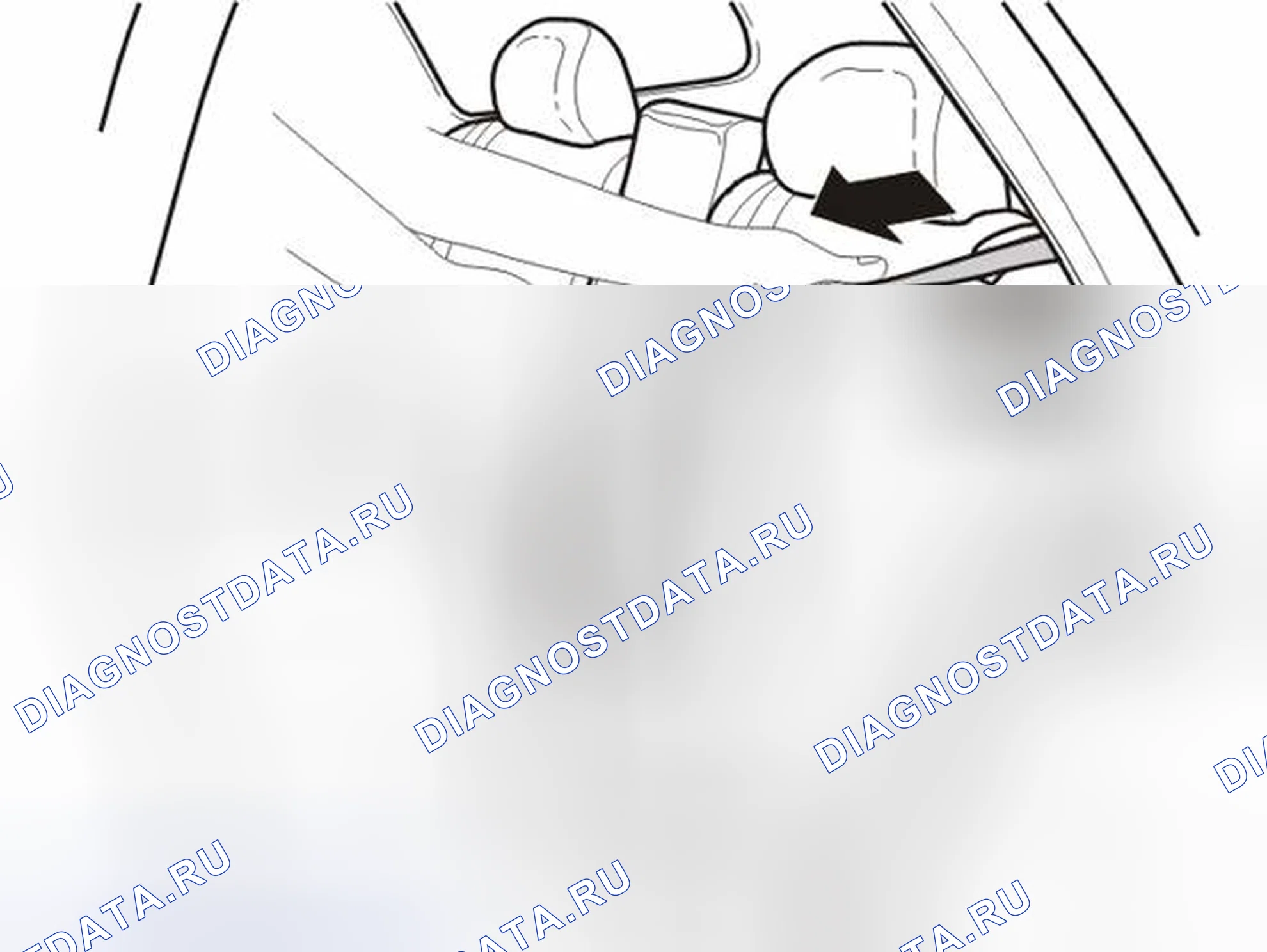 Рис. 149: Проверка функции ремней безопасности. Volvo S40 I рестайлинг