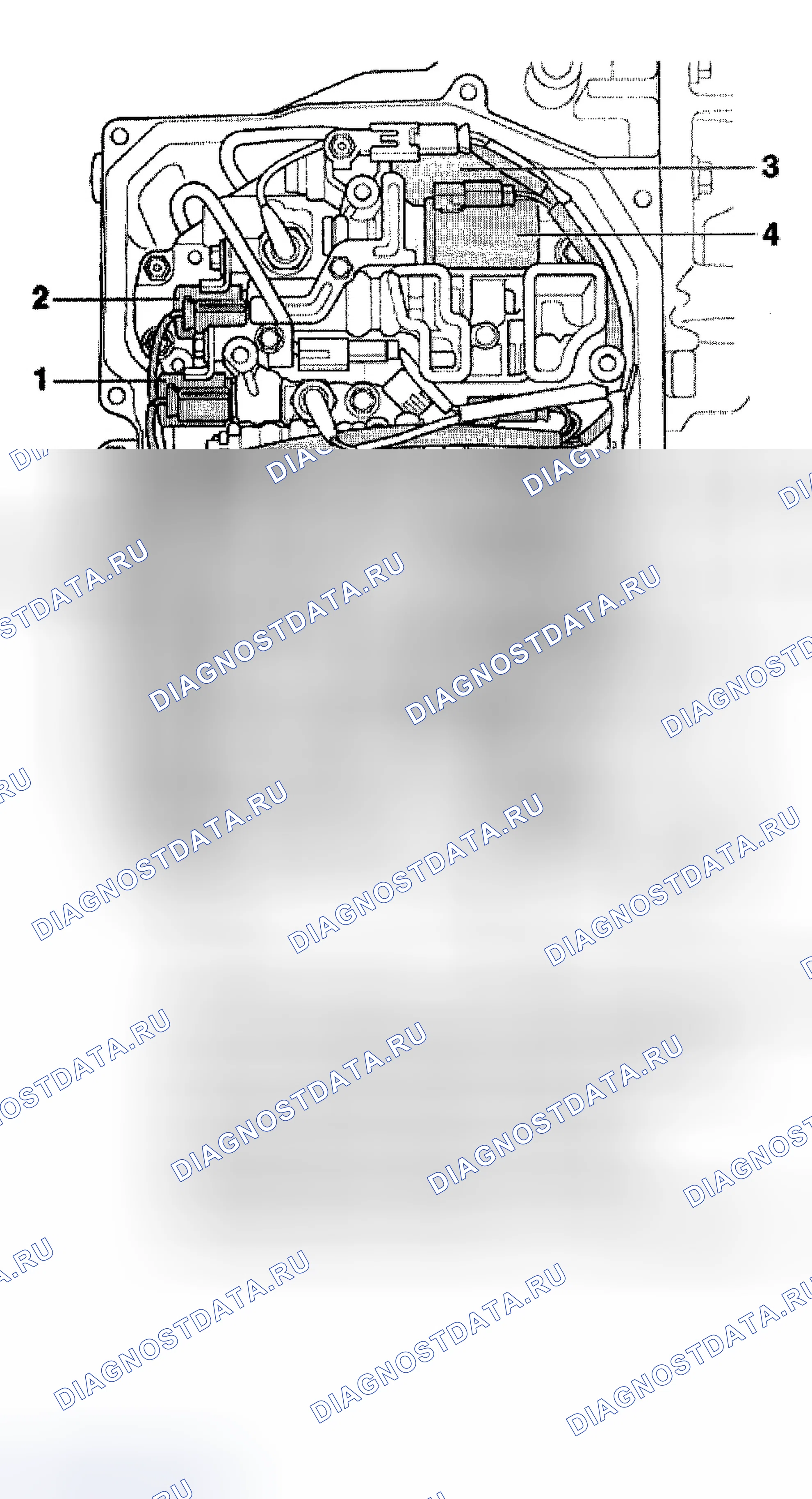 Рис. 43: ВНУТРЕННИЙ ЖГУТ ПРОВОДОВ. Audi TT 8N рестайлинг
