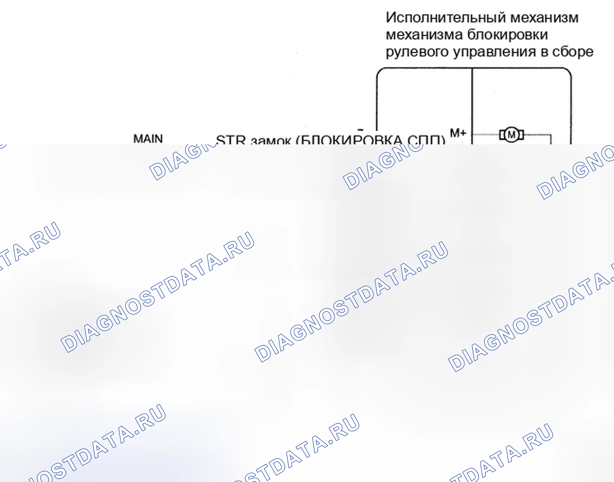 Рис. 12: Источник питания - электросхема. Toyota Camry XV40