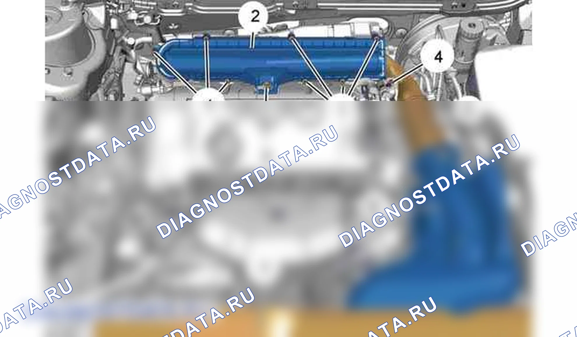 Снятие - Установка: Модуль дроссельной заслонки — b1bg29ed. Citroen C5 II
