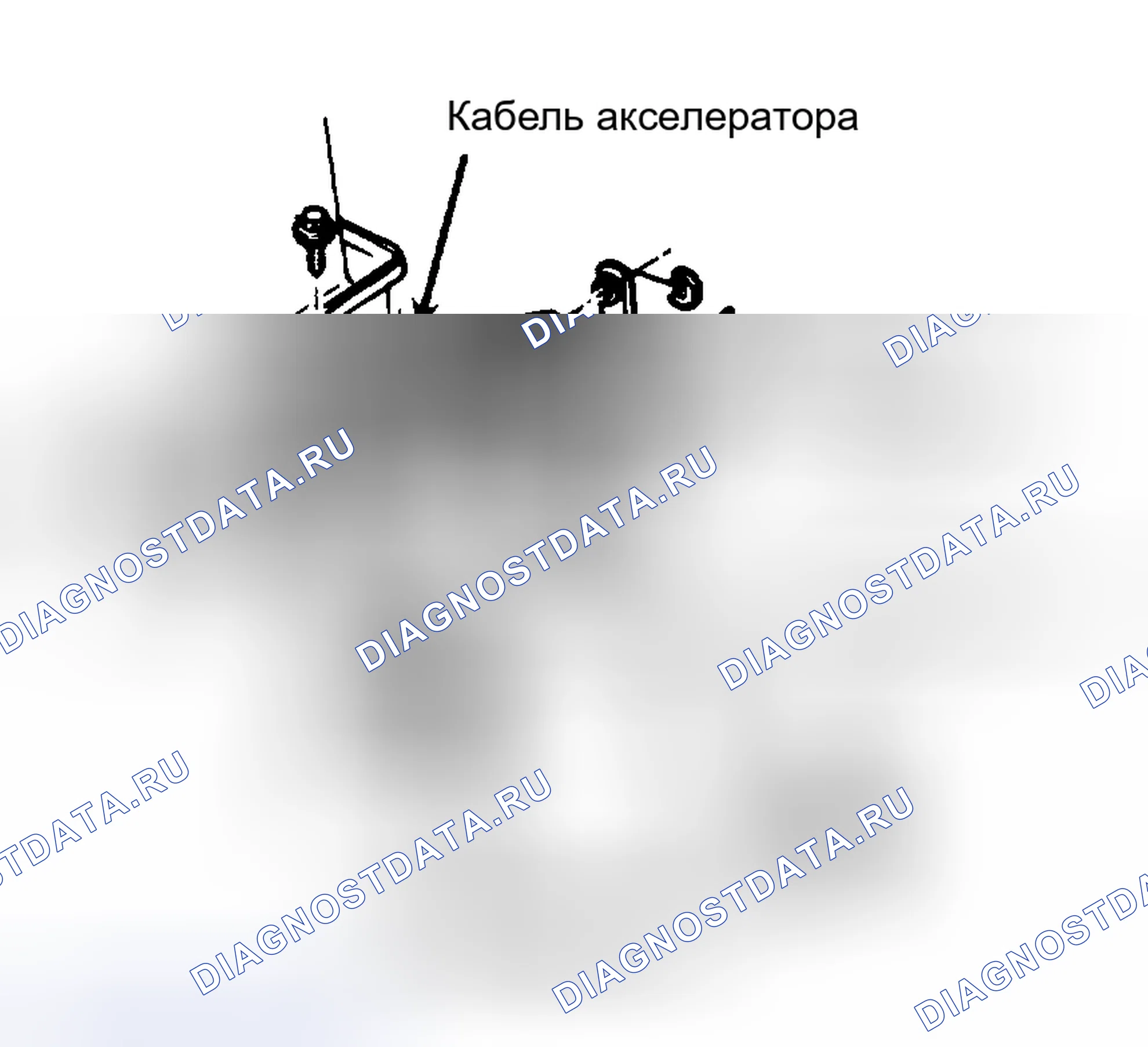 Рис. 105: Регулировка рычажного механизма переключения коробки передач (2.3L Non-Turbo). Ford Thunderbird IX