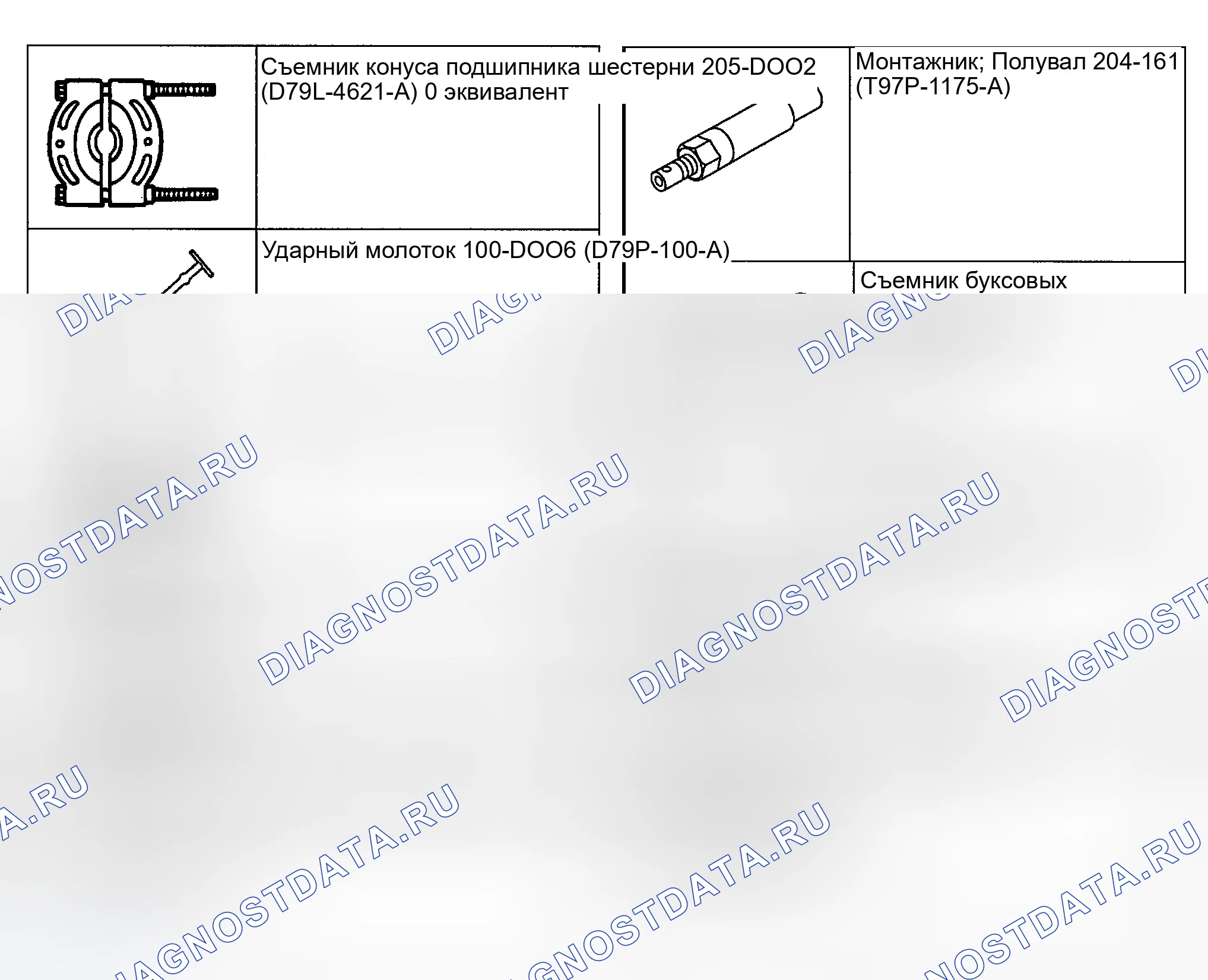 Рис. 1: Подшипник колеса - 2WD. Ford Escape I