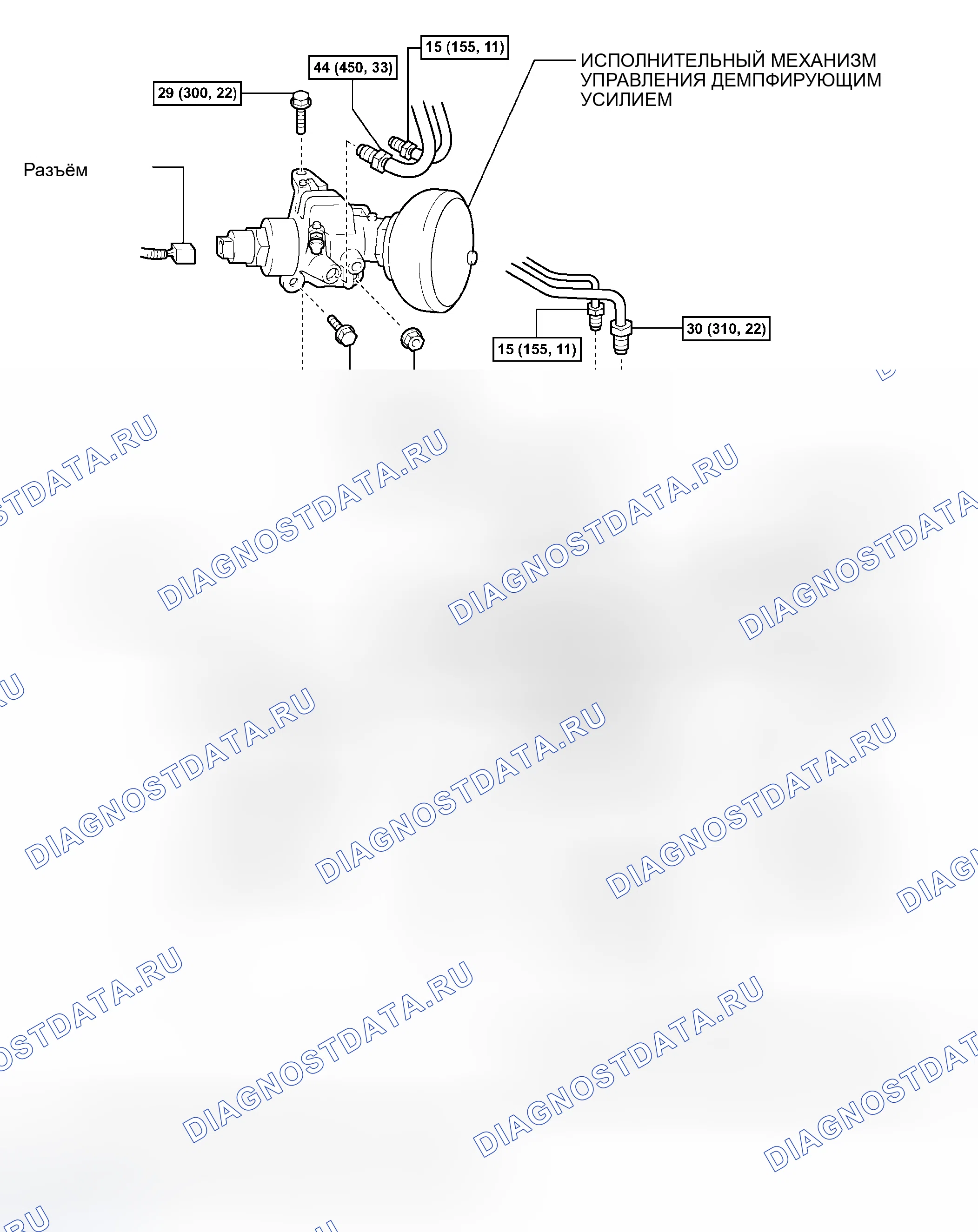 Рис. 110: КОМПОНЕНТЫ. Toyota Land Cruiser 100 рестайлинг 2
