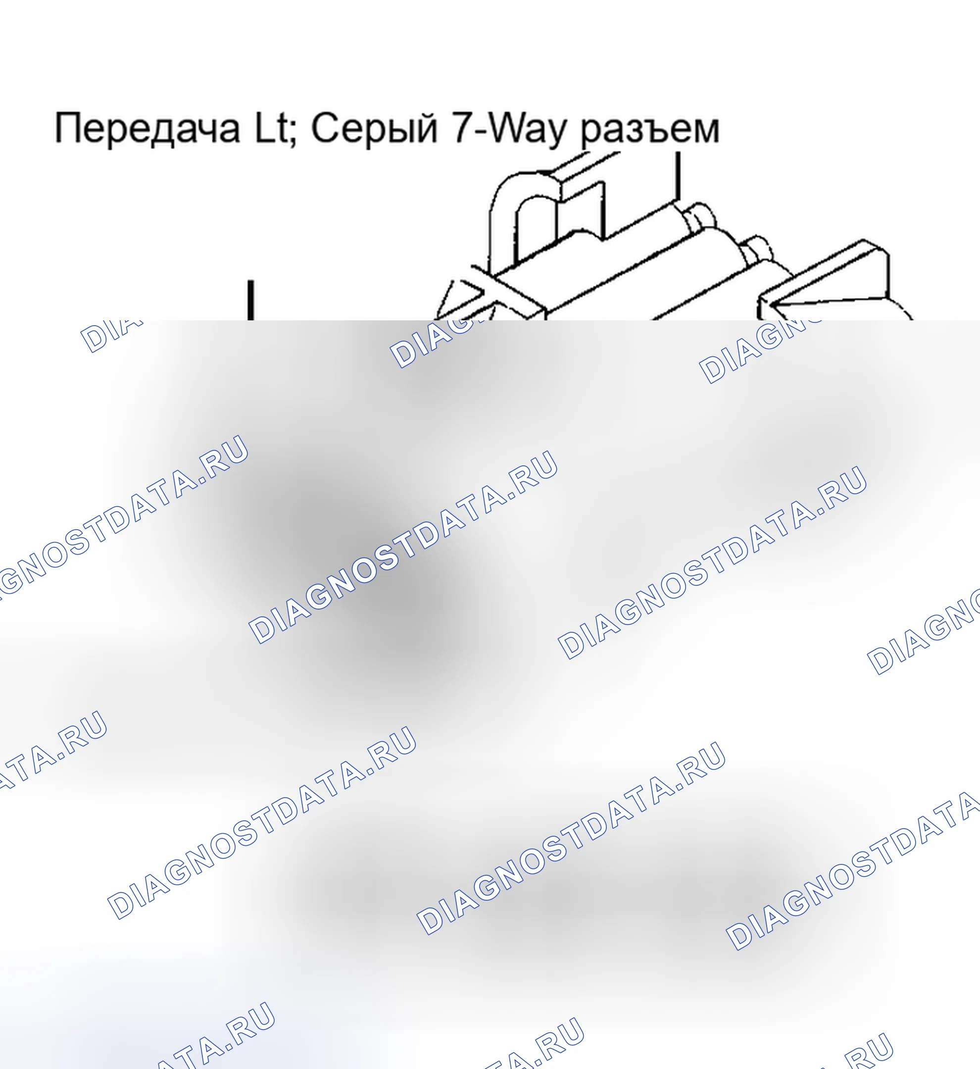 Рис. 27: Тест 4С - Код 700, провод соленоида № 1 (полость «Е»). Jeep Wagoneer XJ