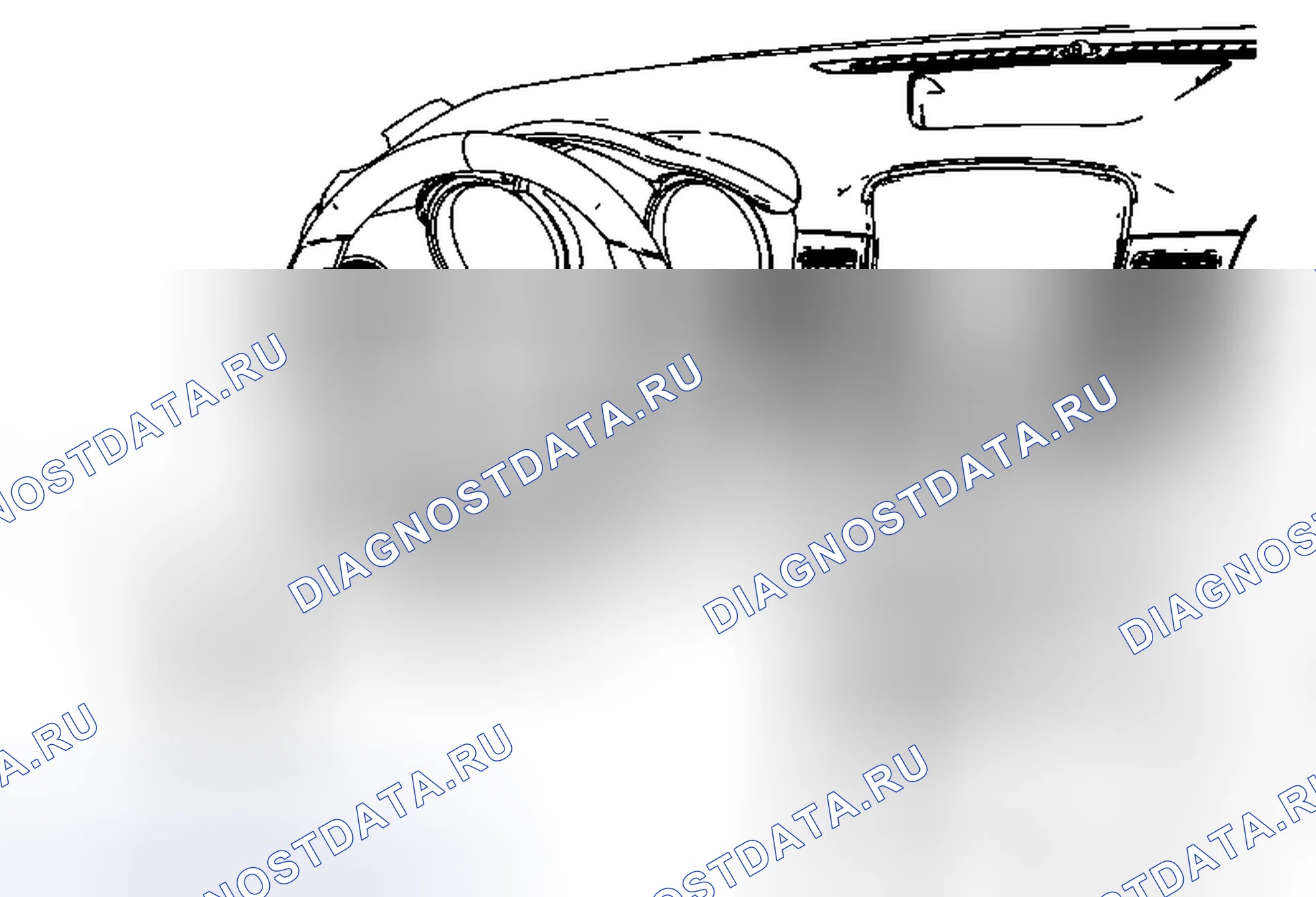 Рис. 75: Замена формовки приборной панели. Chevrolet Cruze I рестайлинг