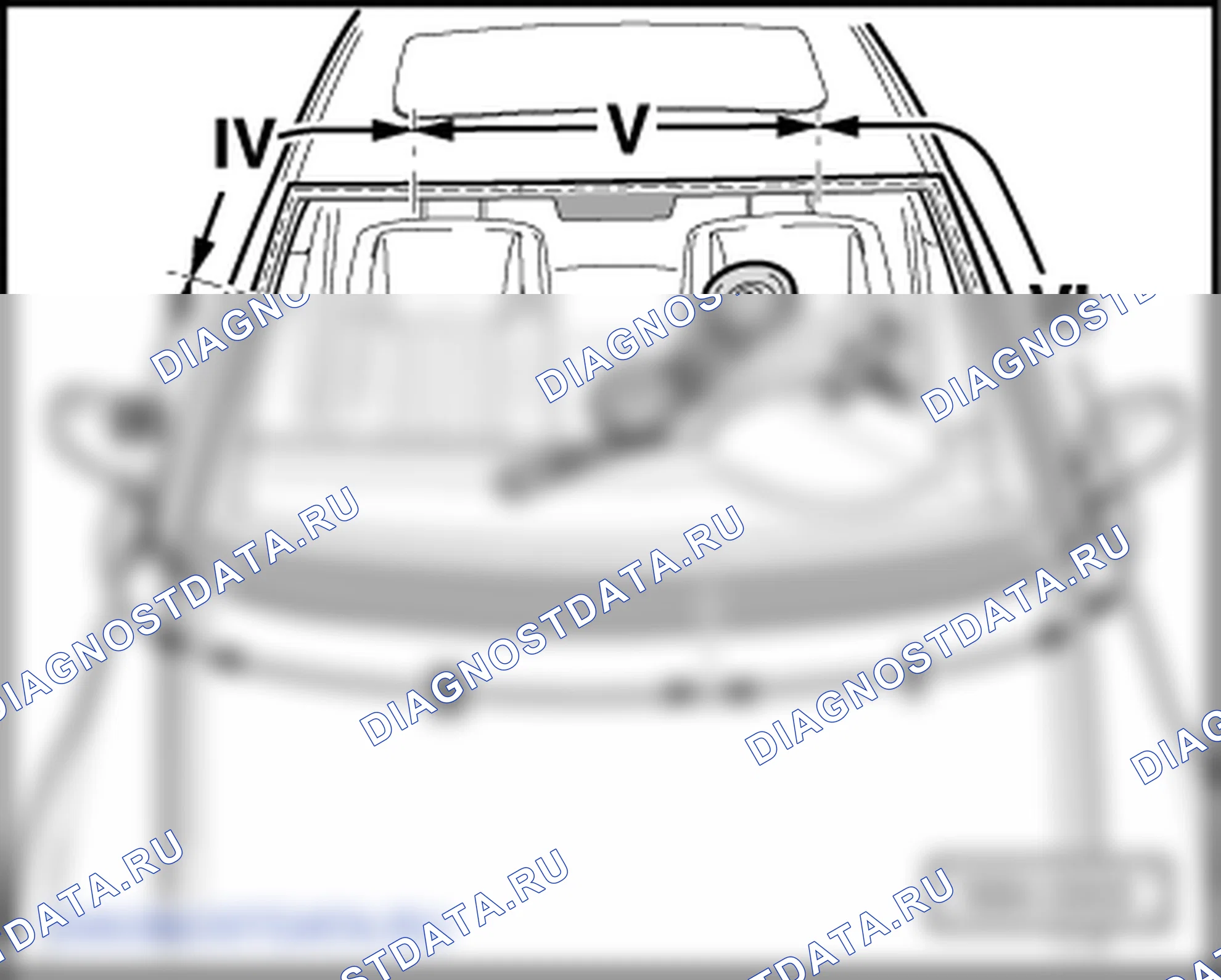 Вклеенные стёкла. Volkswagen Touran I