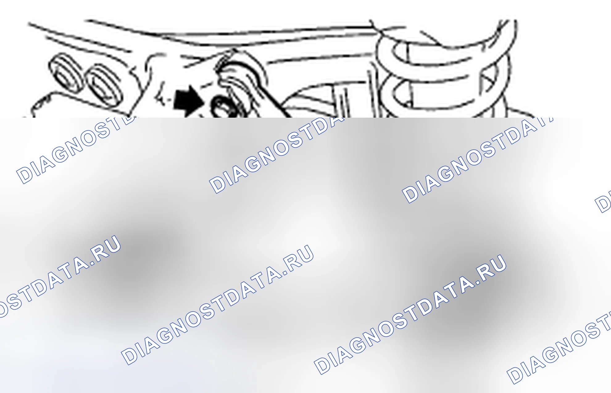 Рис. 8: ДЕМОНТАЖ. Subaru Tribeca WX рестайлинг