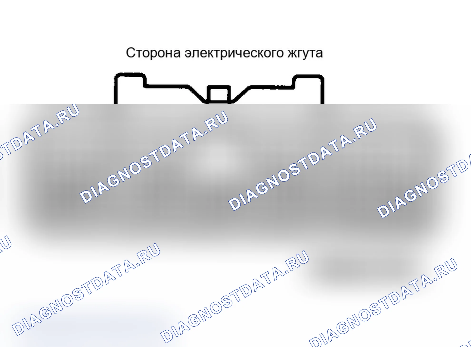 Рис. 18: Реле стеклопакета и стеклоочистителя (сторона жгута проводов). Toyota 4Runner II