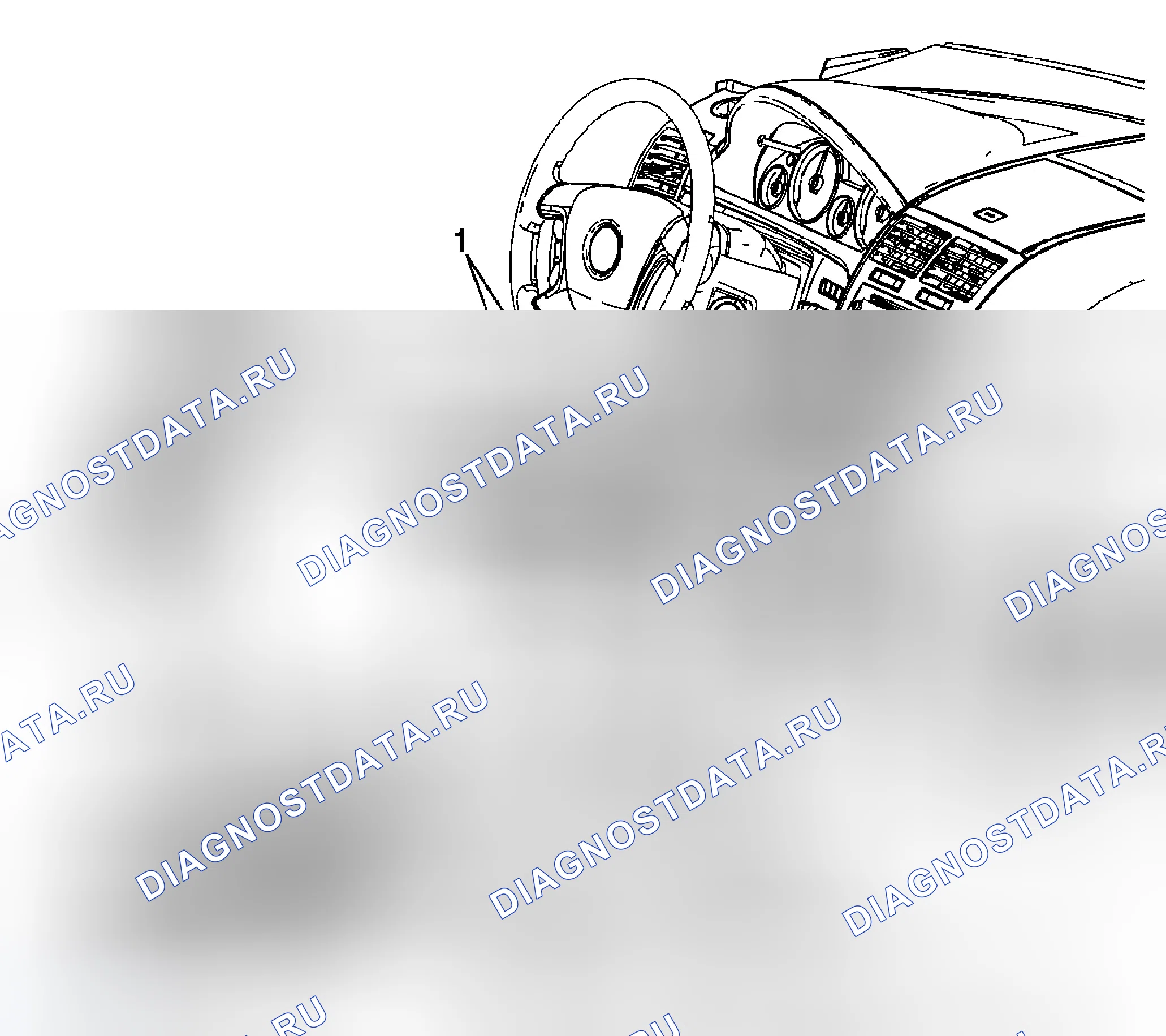 Рис. 195: Замена консоли на переднем этаже (OUTLOOK). Chevrolet Traverse I