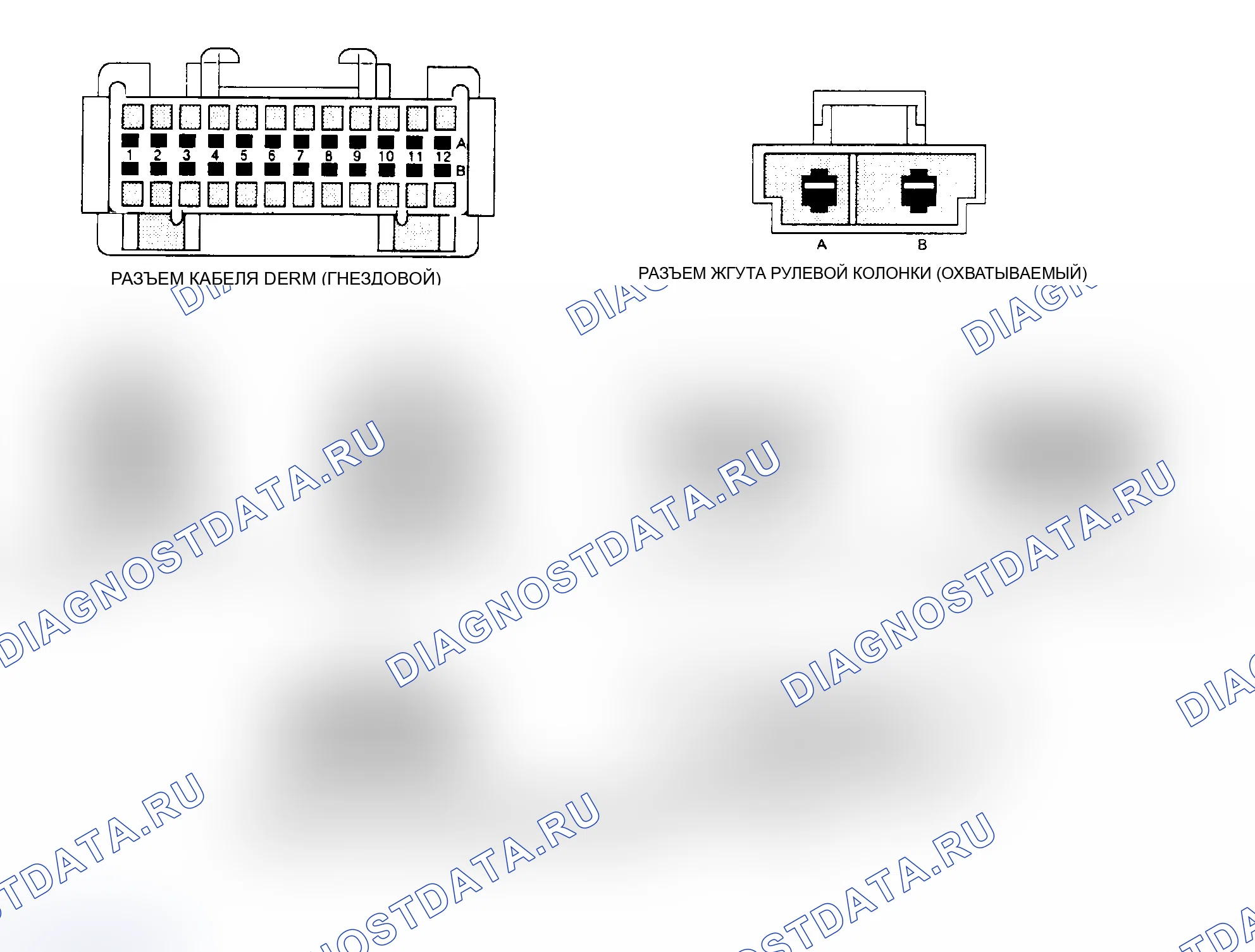 Рис. 1: ИДЕНТИФИКАЦИЯ - СОЕДИНИТЕЛЬ. Buick Electra Park Avenue Ultra 