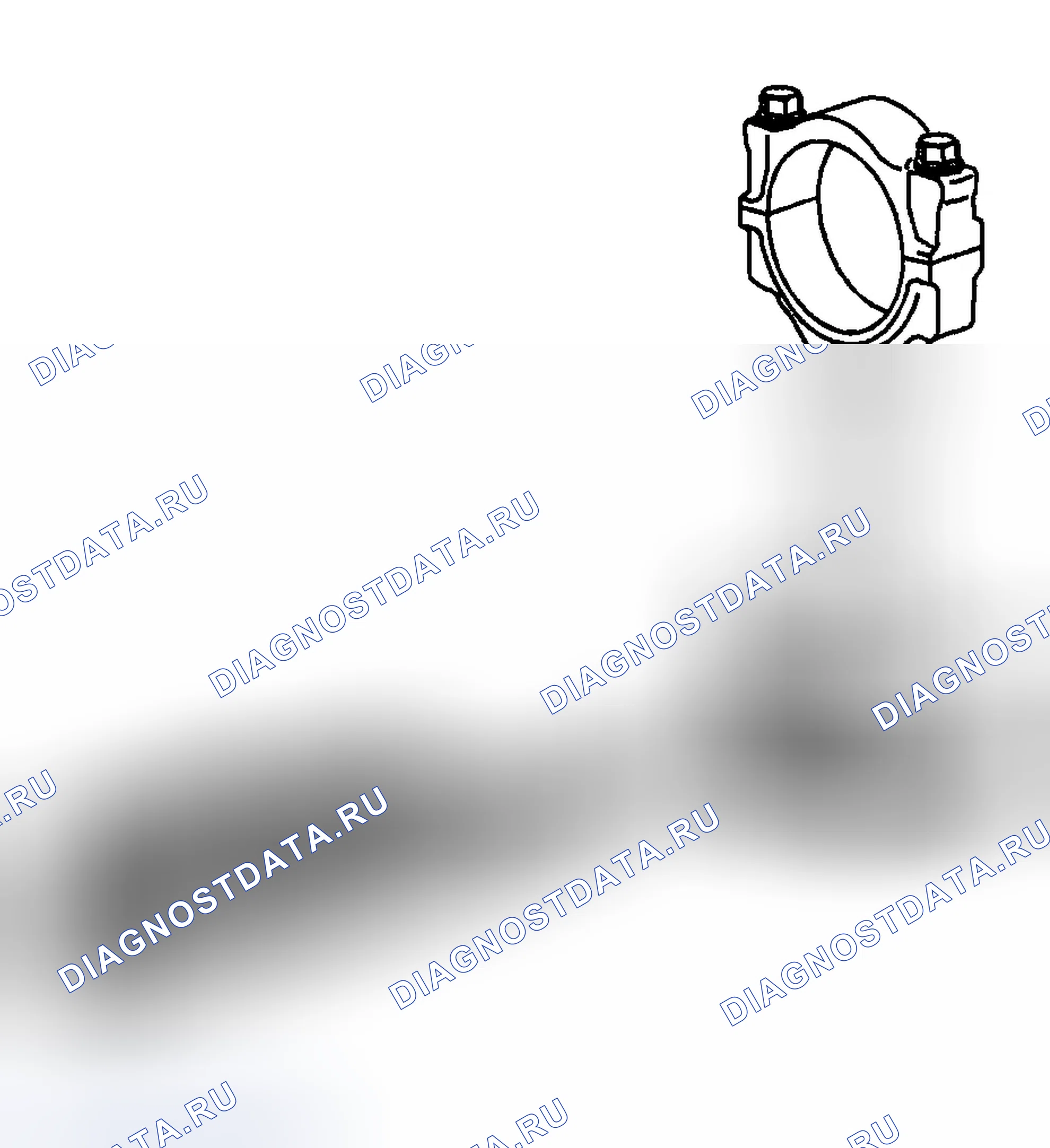 Рис. 1141: Сборка поршня и шатуна. Chevrolet Silverado 2500 