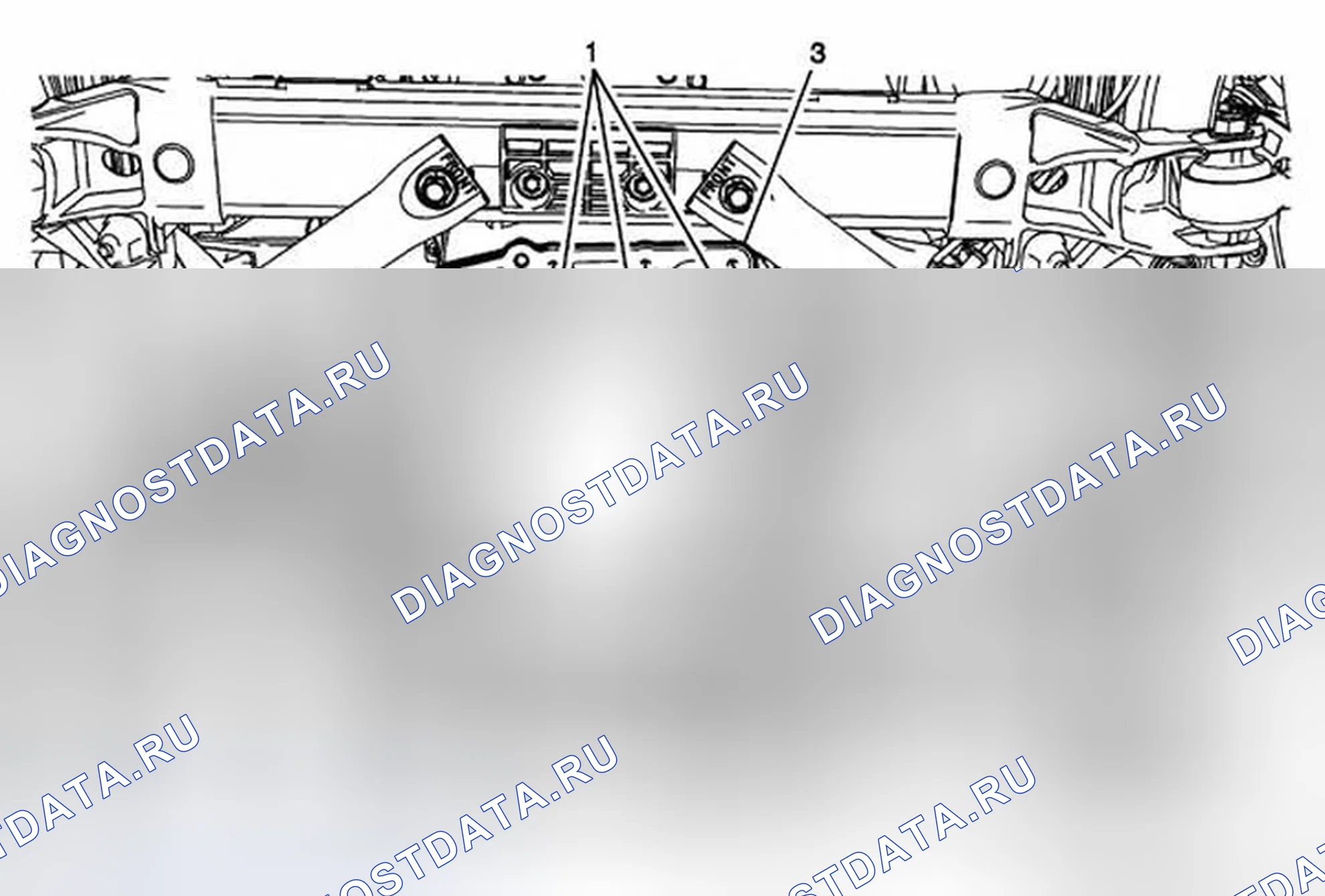 Рис. 60: Замена масляного поддона (Lcv нижний). Cadillac ATS I