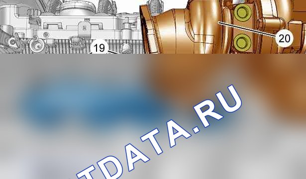 Снятие - Установка: турбокомпрессор — b1hm0w1d. Citroen C4 Picasso I