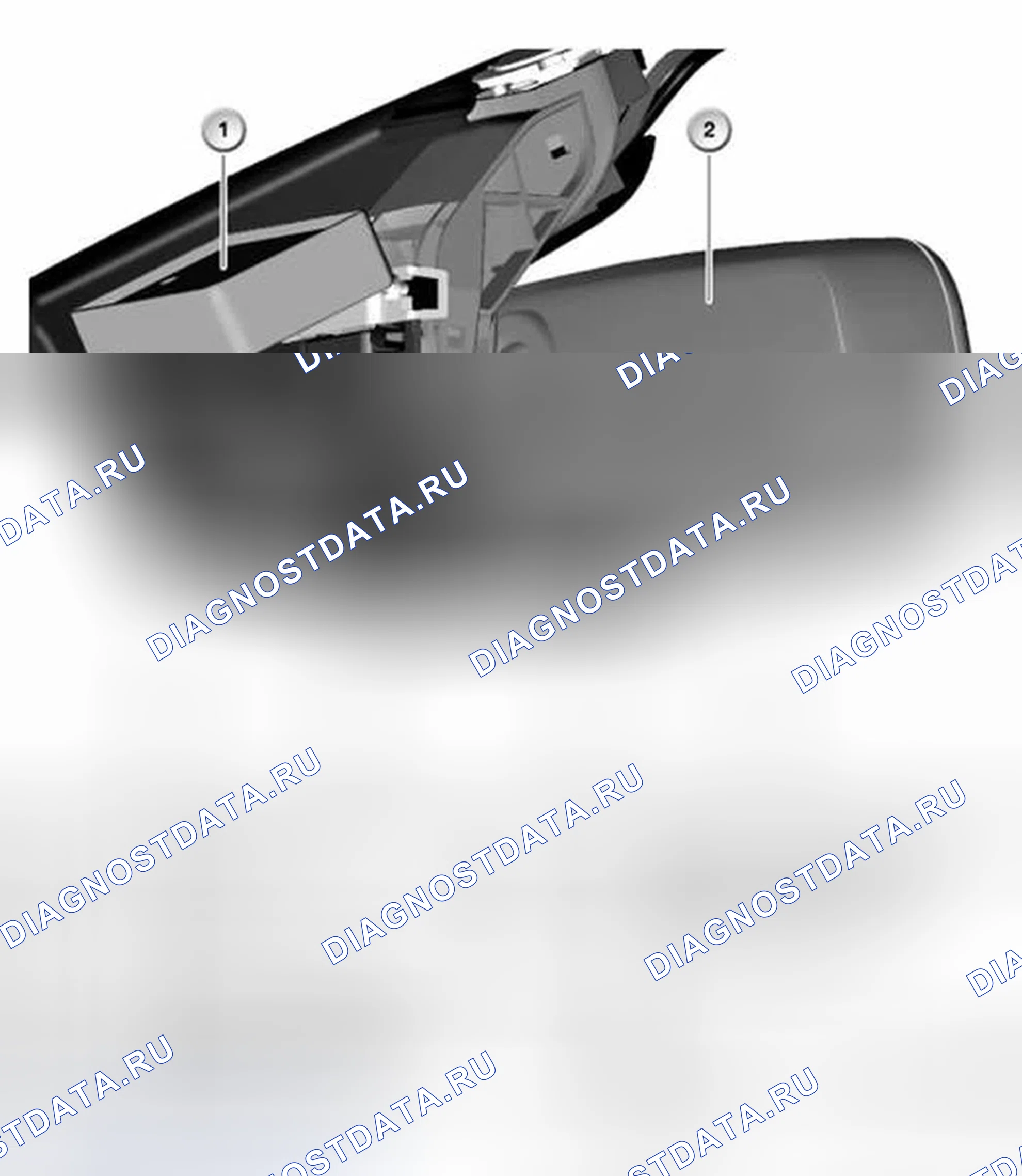 Рис. 16: Место установки. BMW M6 E63/E64