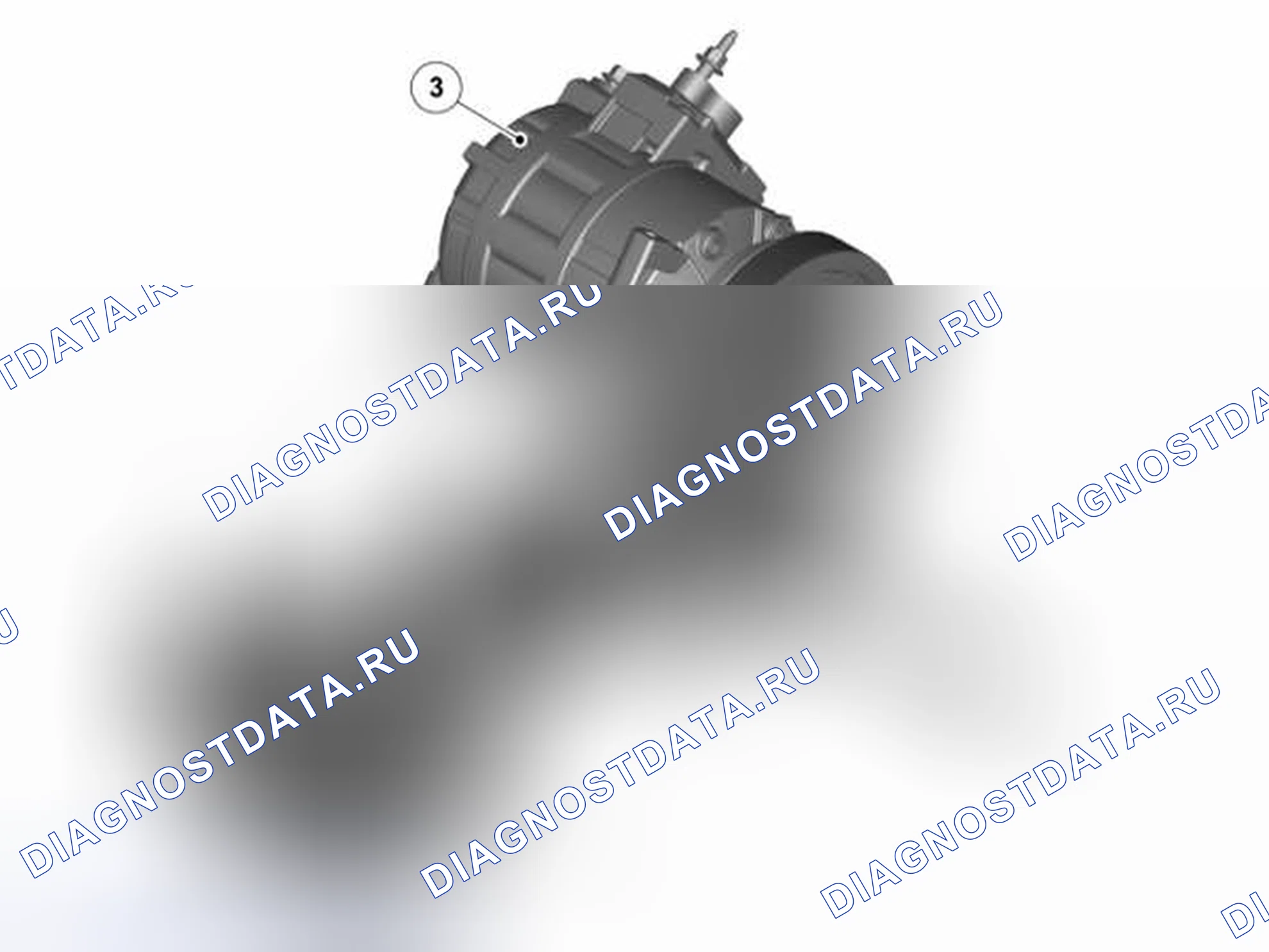 Рис. 118: ТРАНСМИССИЯ ВСПОМОГАТЕЛЬНОГО АГРЕГАТА. Volvo XC90 I