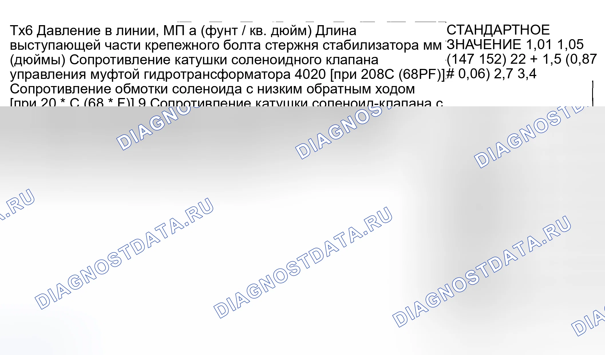 Рис. 1489: СЕРВИСНЫЕ СПЕЦИФИКАЦИИ. Mazda MX-5 NA