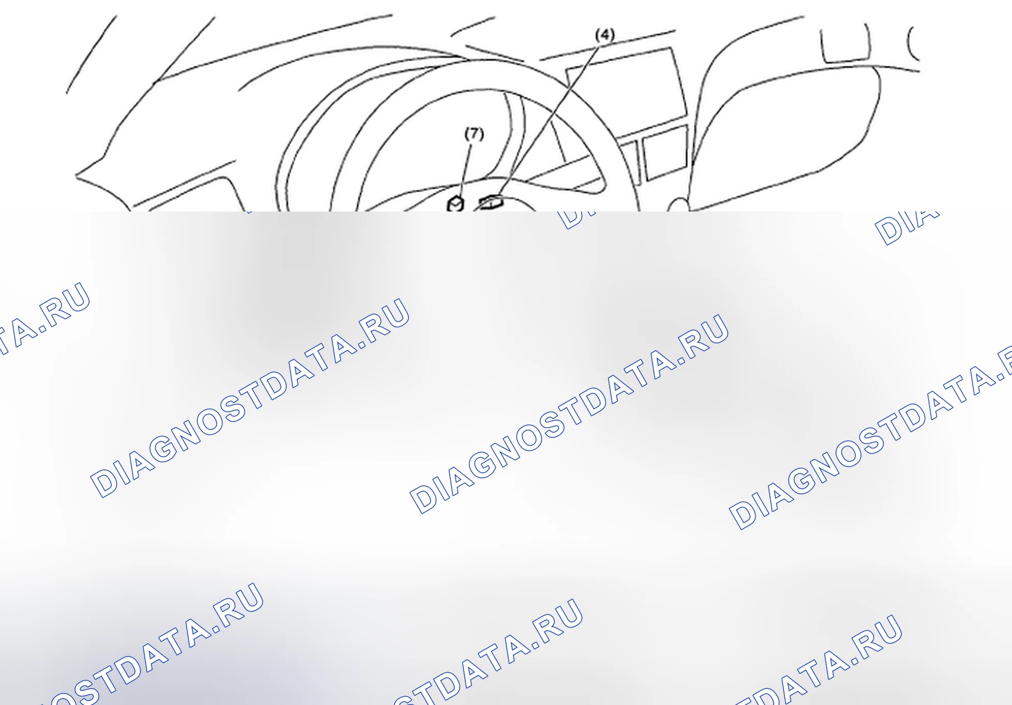 Рис. 451: РАСПОЛОЖЕНИЕ. Subaru Impreza WRX GH