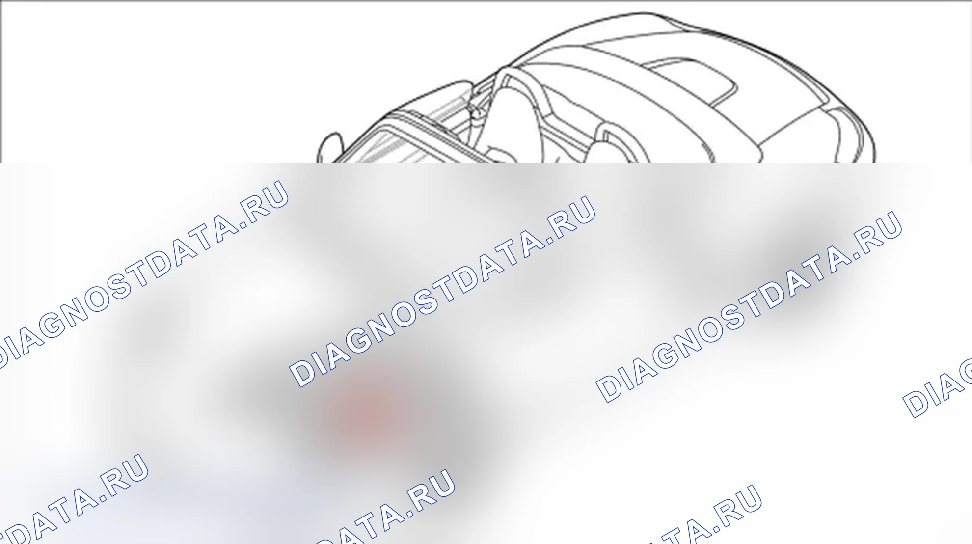 Рис. 629: Снятие крышки для переднего днища. Porsche Boxster S 987 рестайлинг