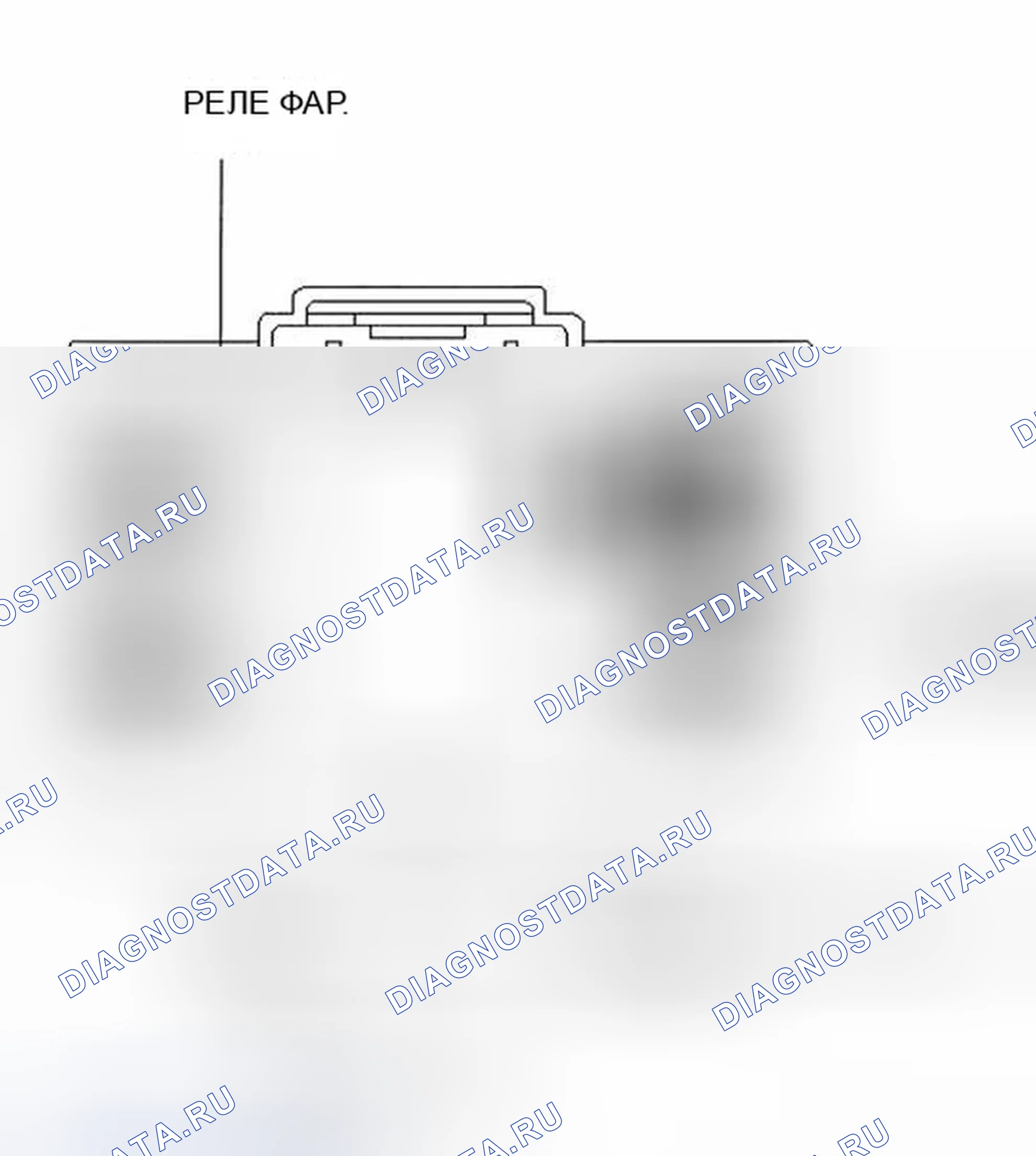 Рис. 26: БЛОК РЕЛЕ РПО. Ford Pickup F250 Super Duty 
