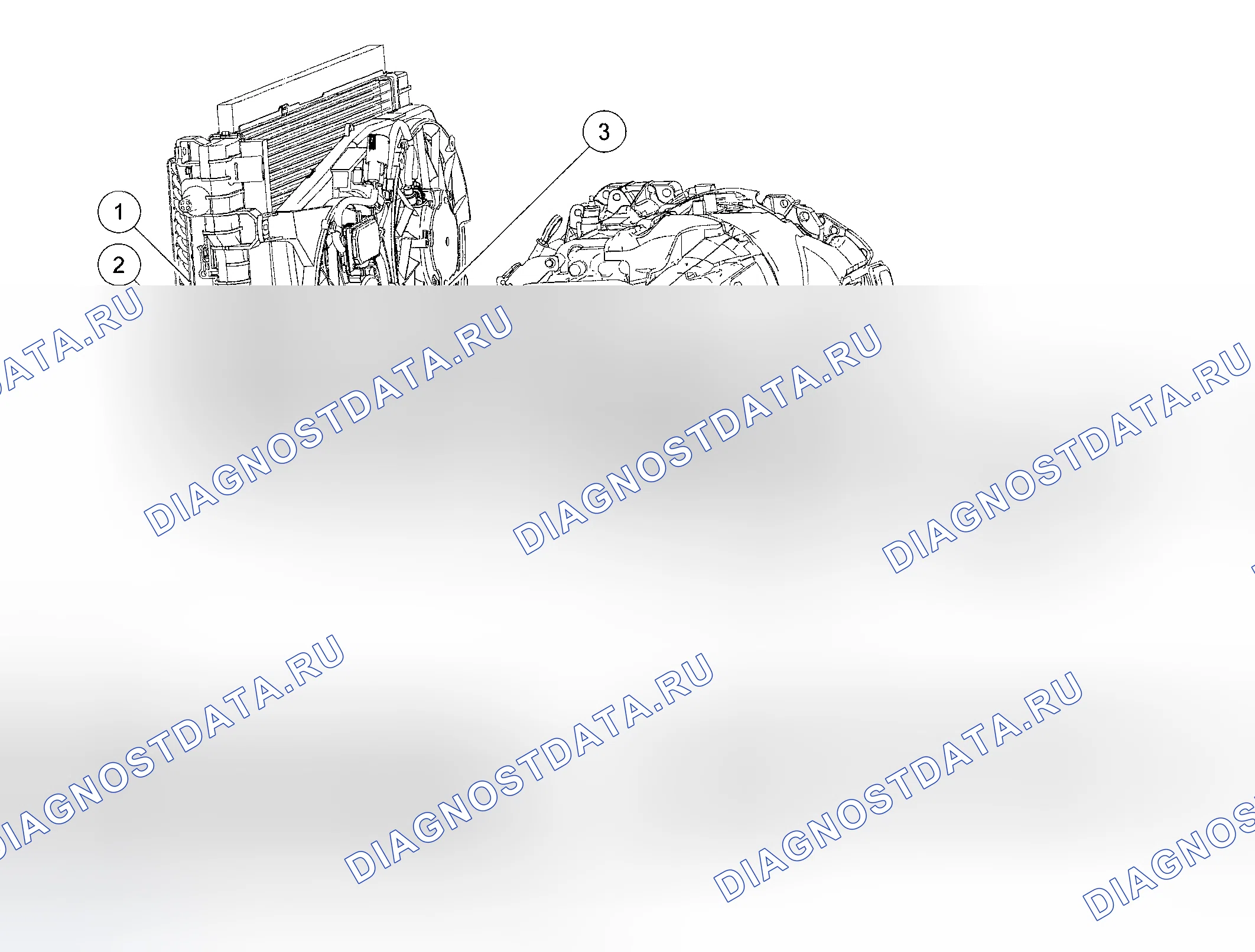 Рис. 578: Охлаждение трансмиссия. Ford Five Hundred I