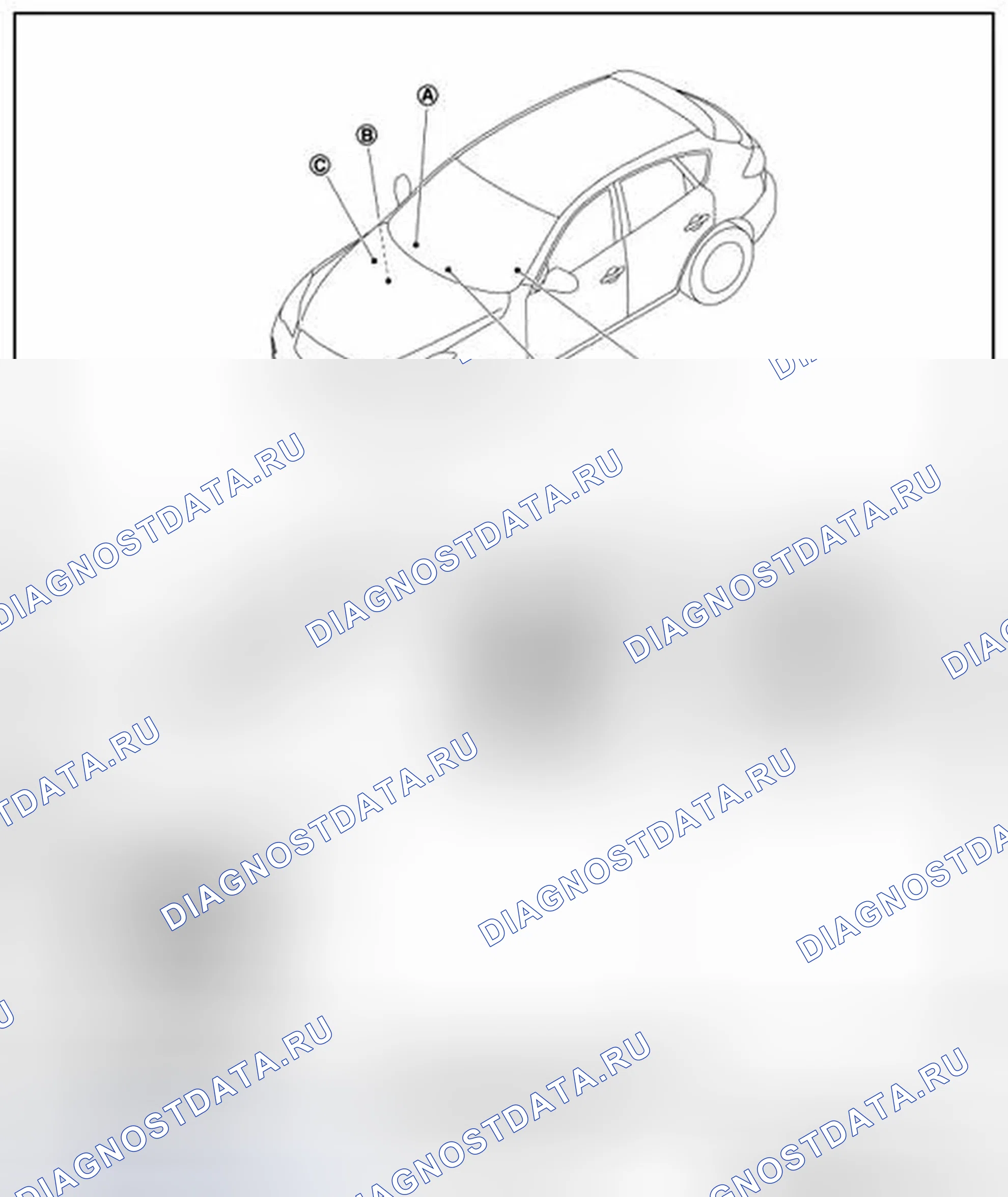 Рис. 211: Расположение компонентов. Infiniti QX50 I
