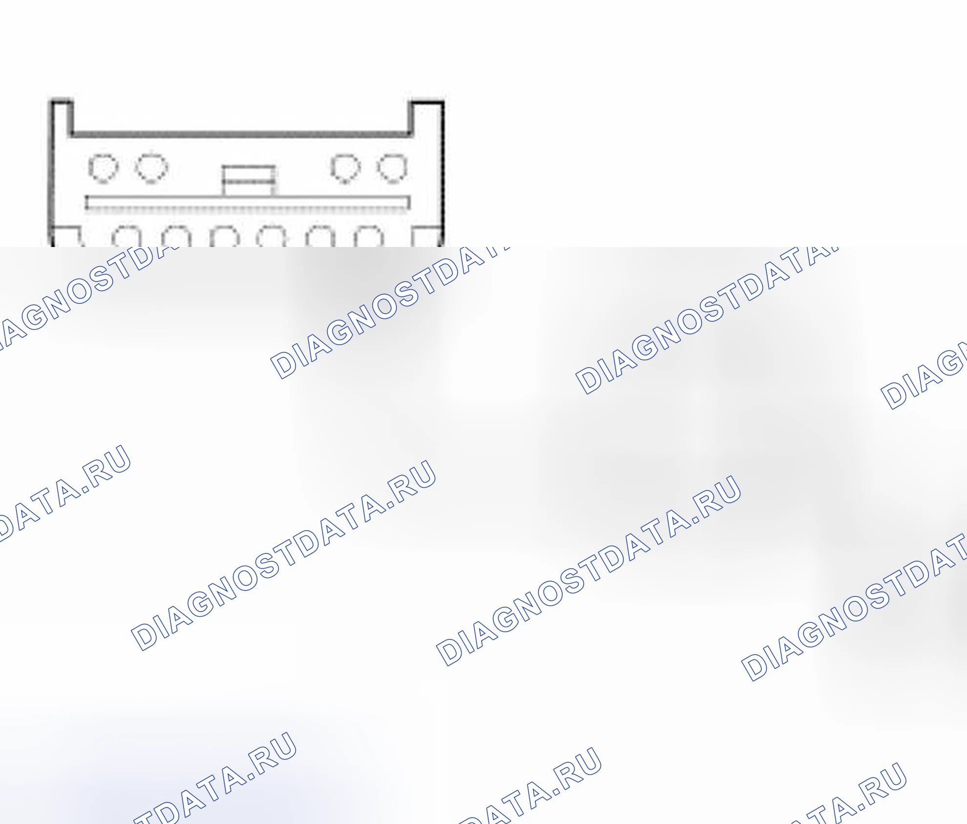 Рис. 37: диагностический тест F: САБВУФЕР НЕ РАБОТАЕТ - ТОЛЬКО CDX6. Hyundai ix25 II
