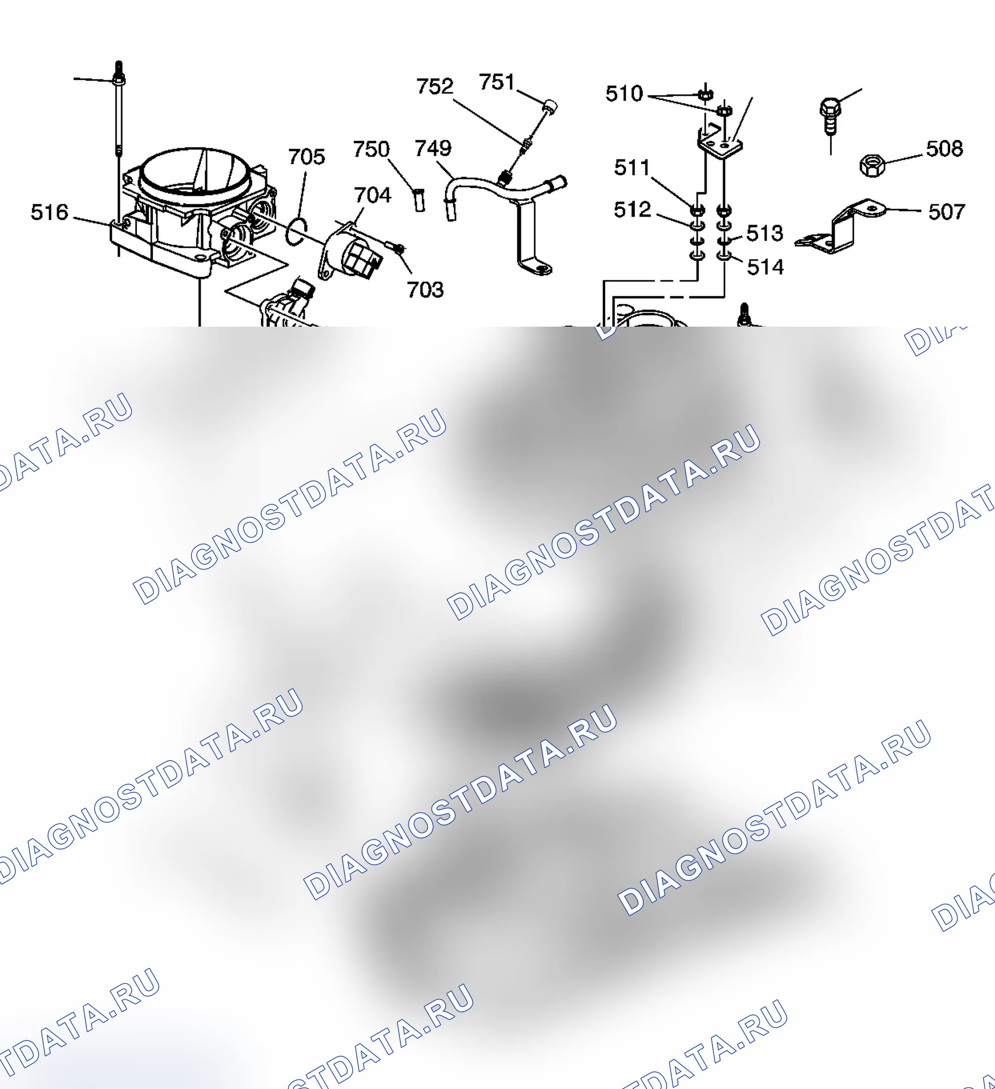 Рис. 25: Виды в разобранном виде. Chevrolet Silverado 1500 