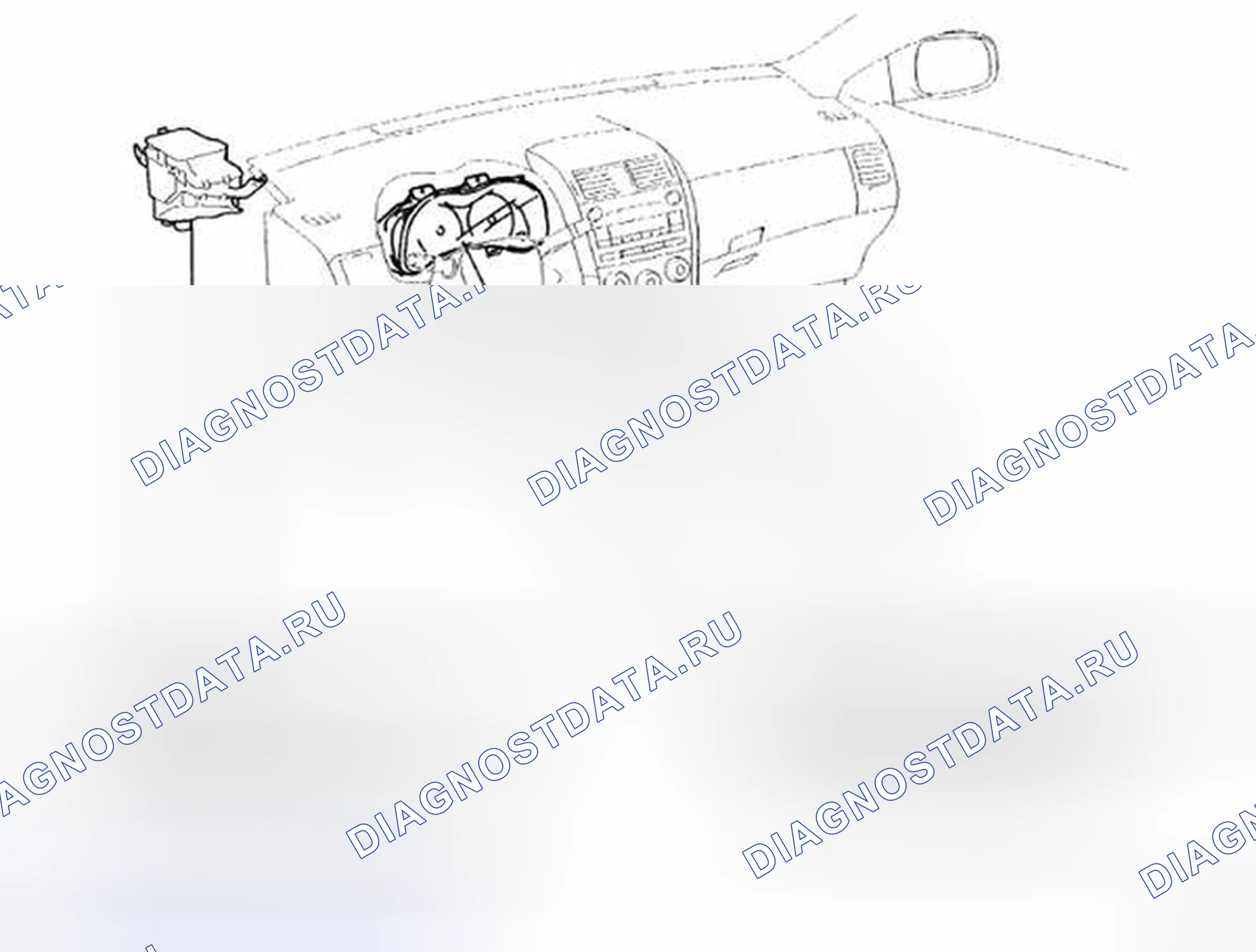 Рис. 31: РАСПОЛОЖЕНИЕ ДЕТАЛЕЙ. Toyota Corolla X
