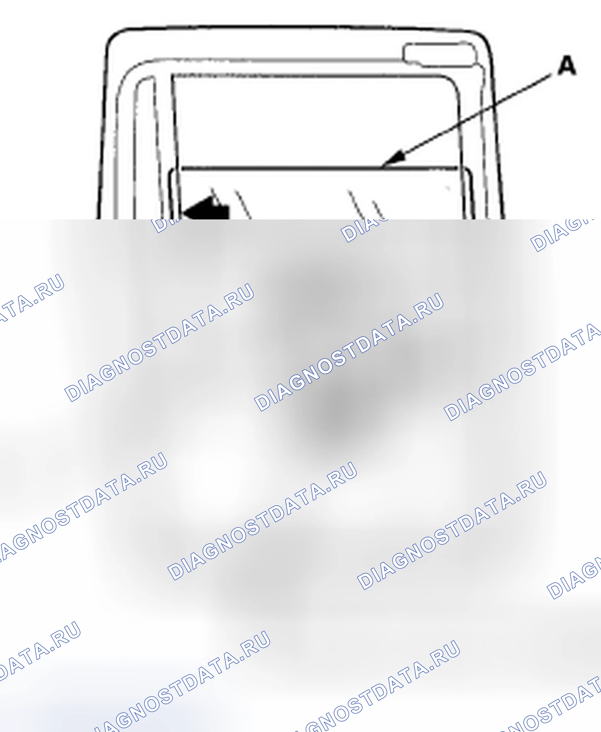 Рис. 35: Регулировка стекла раздвижной двери. Honda Odyssey IV