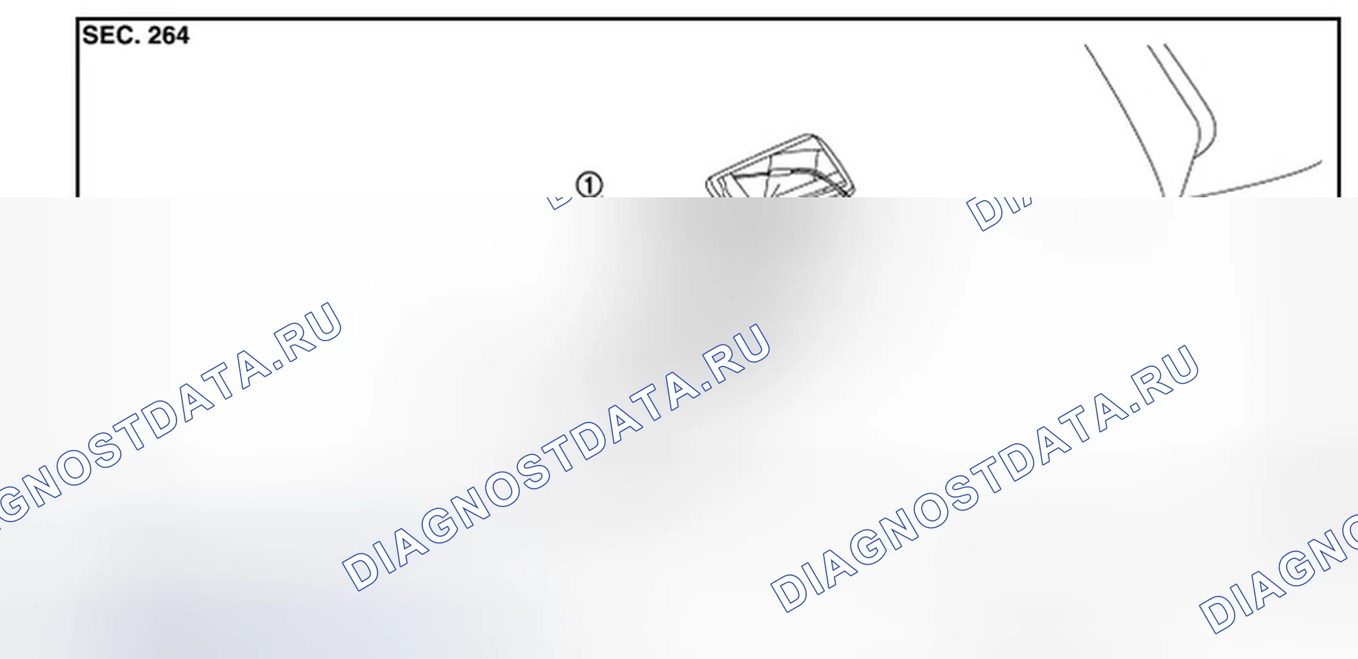 Рис. 71: СТОРОНА ЗАДНЕЙ ДВЕРИ: Покомпонентный вид. Infiniti FX35 II рестайлинг