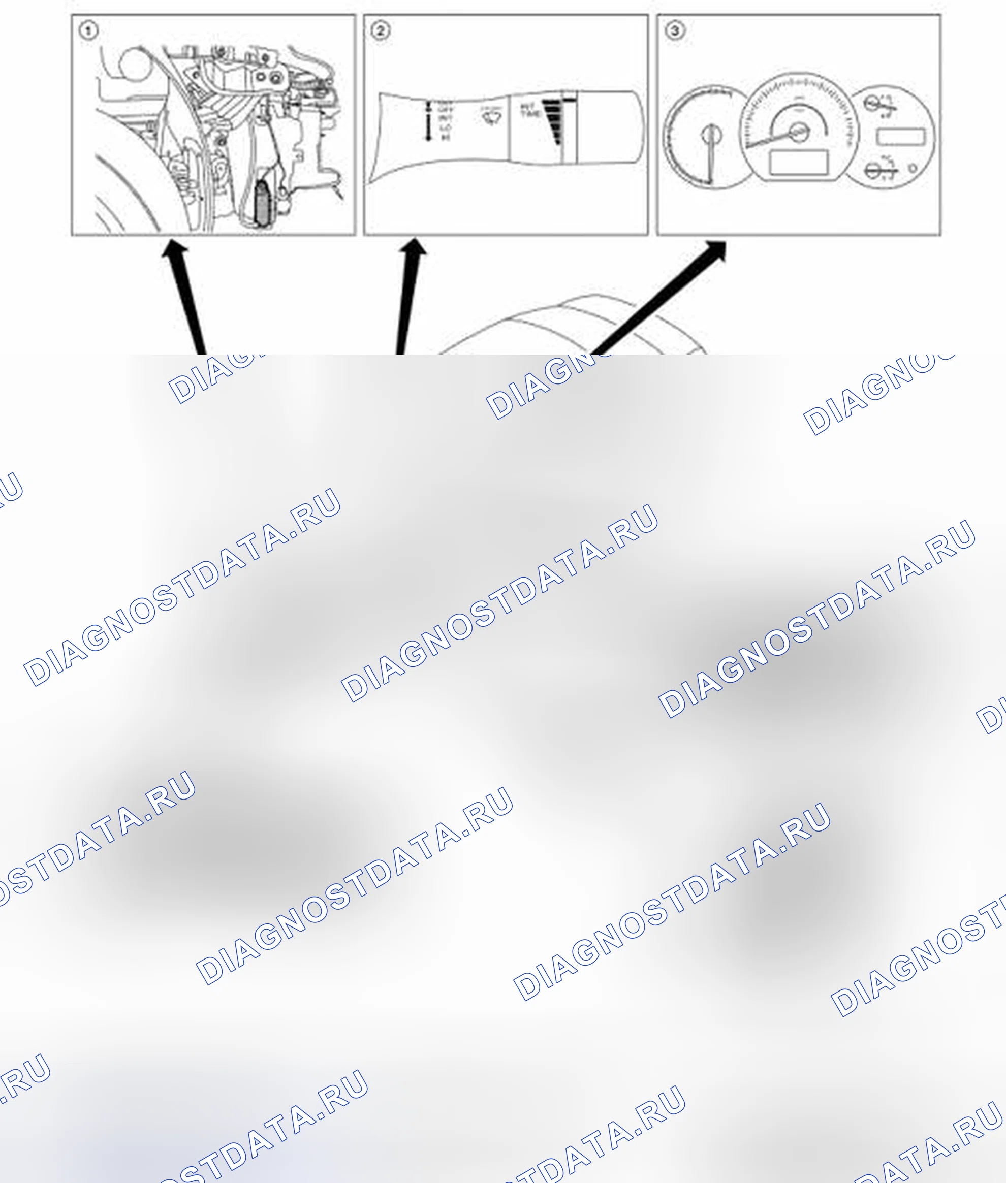 Рис. 4: Расположение компонентов. Honda Passport I