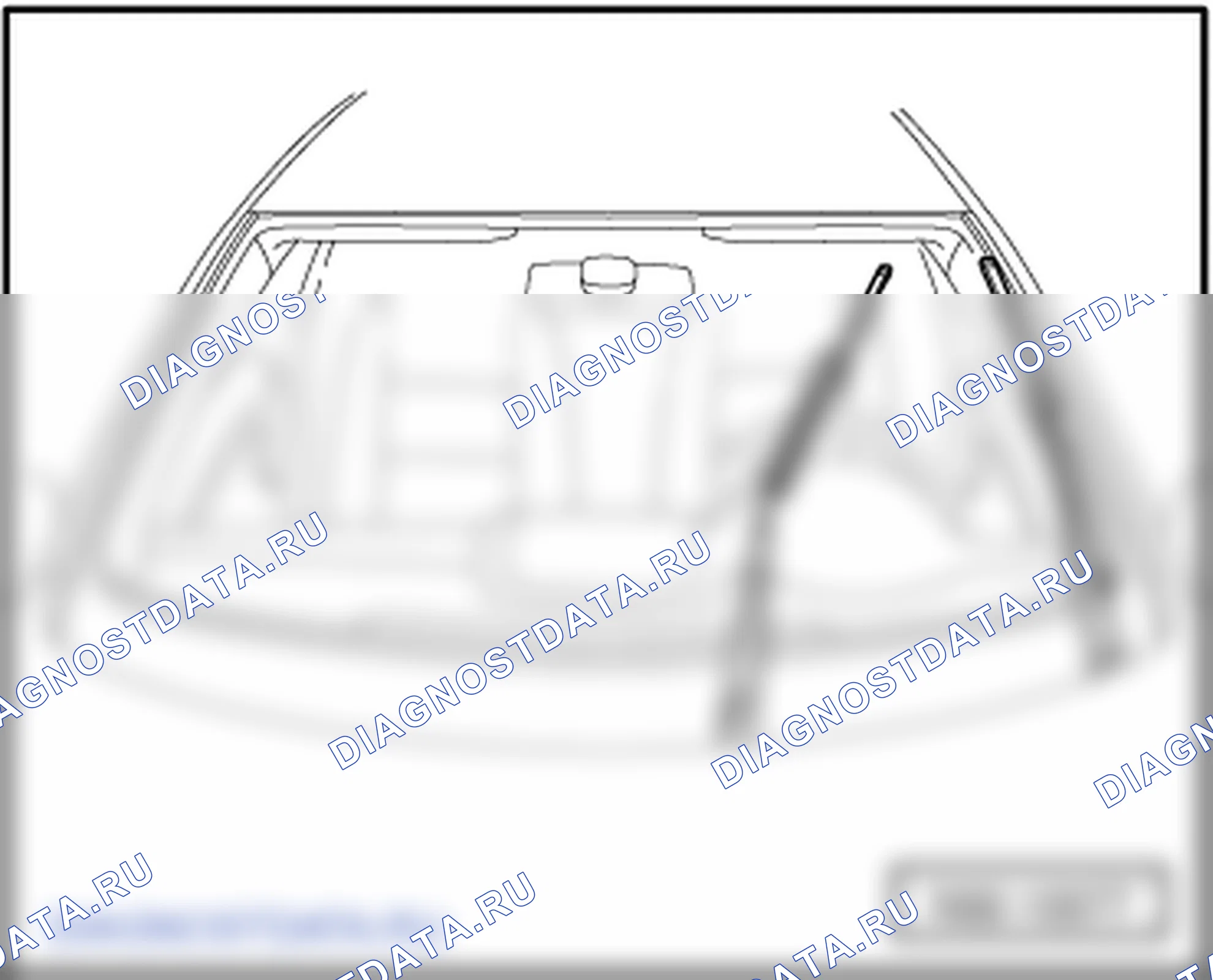 Передний стеклоочиститель. Volkswagen Golf Mk5