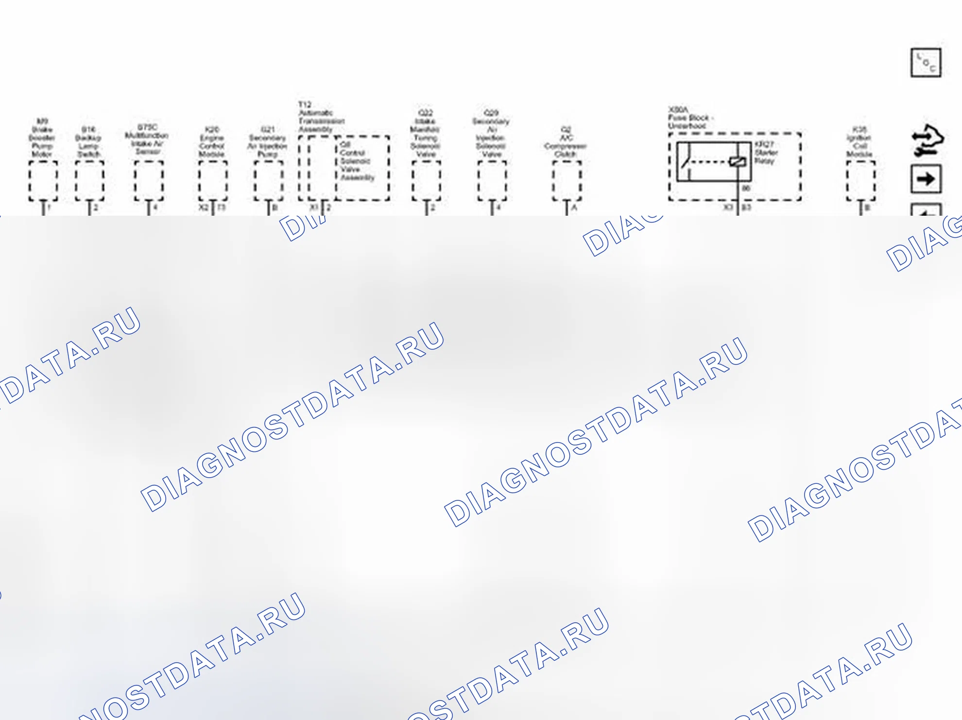 Рис. 75: G103 и G104. Chevrolet Sonic I