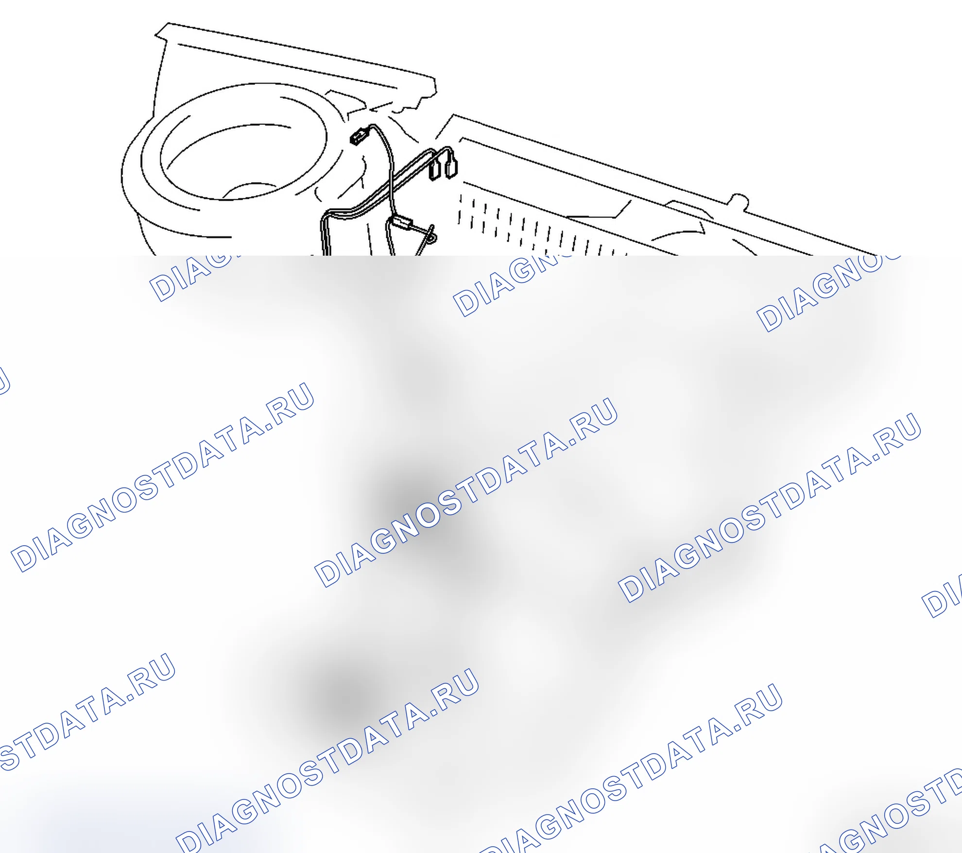 Замена жгута проводки кондиционера (корпус воздухораспределителя). Opel Astra H