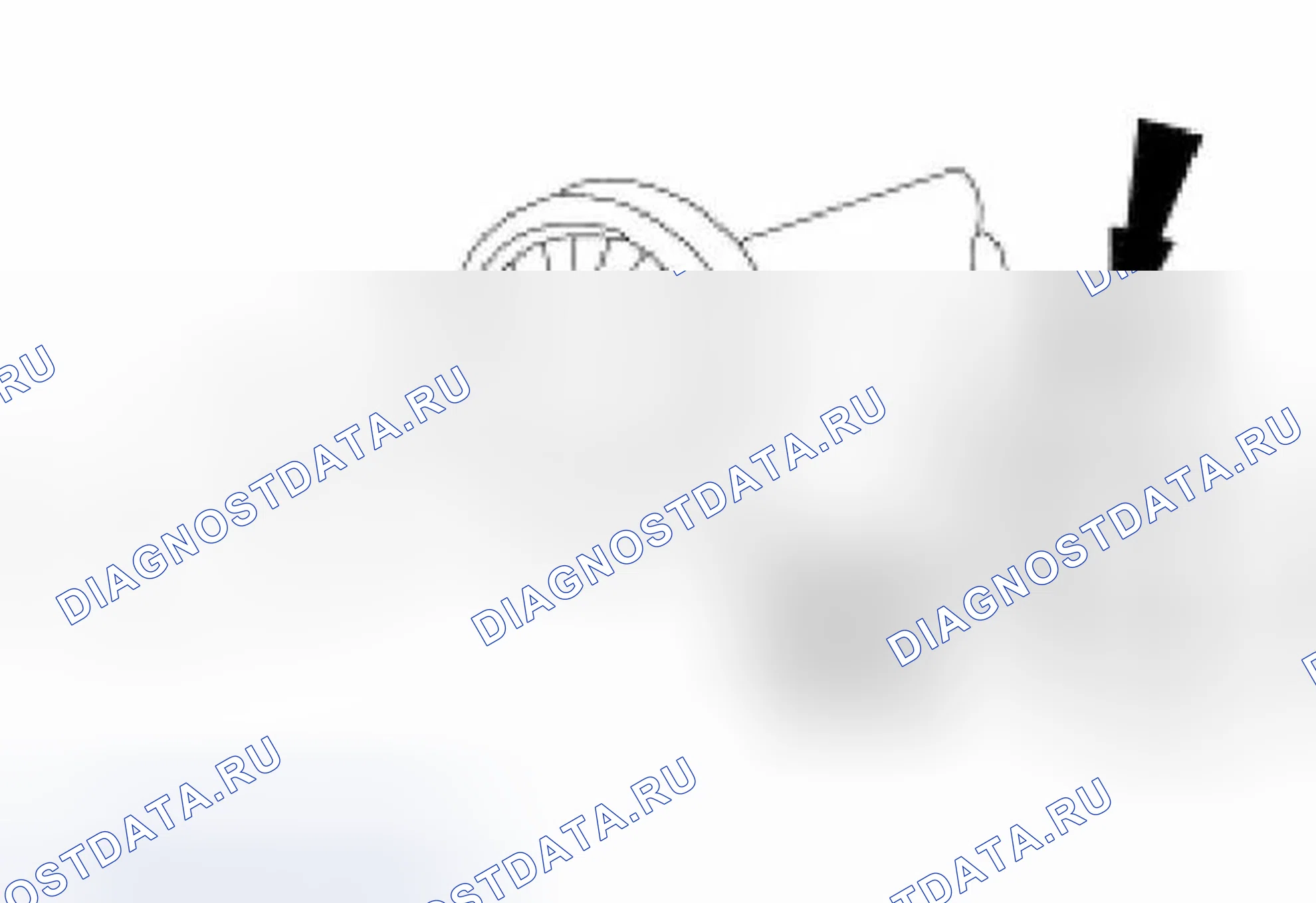 Рис. 88: Отсоединение. Ford Thunderbird XI