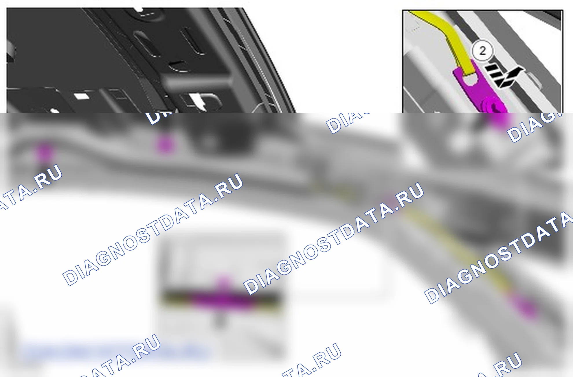 Как снять и установить модуль верхней боковой подушки безопасности. Ford S-MAX II
