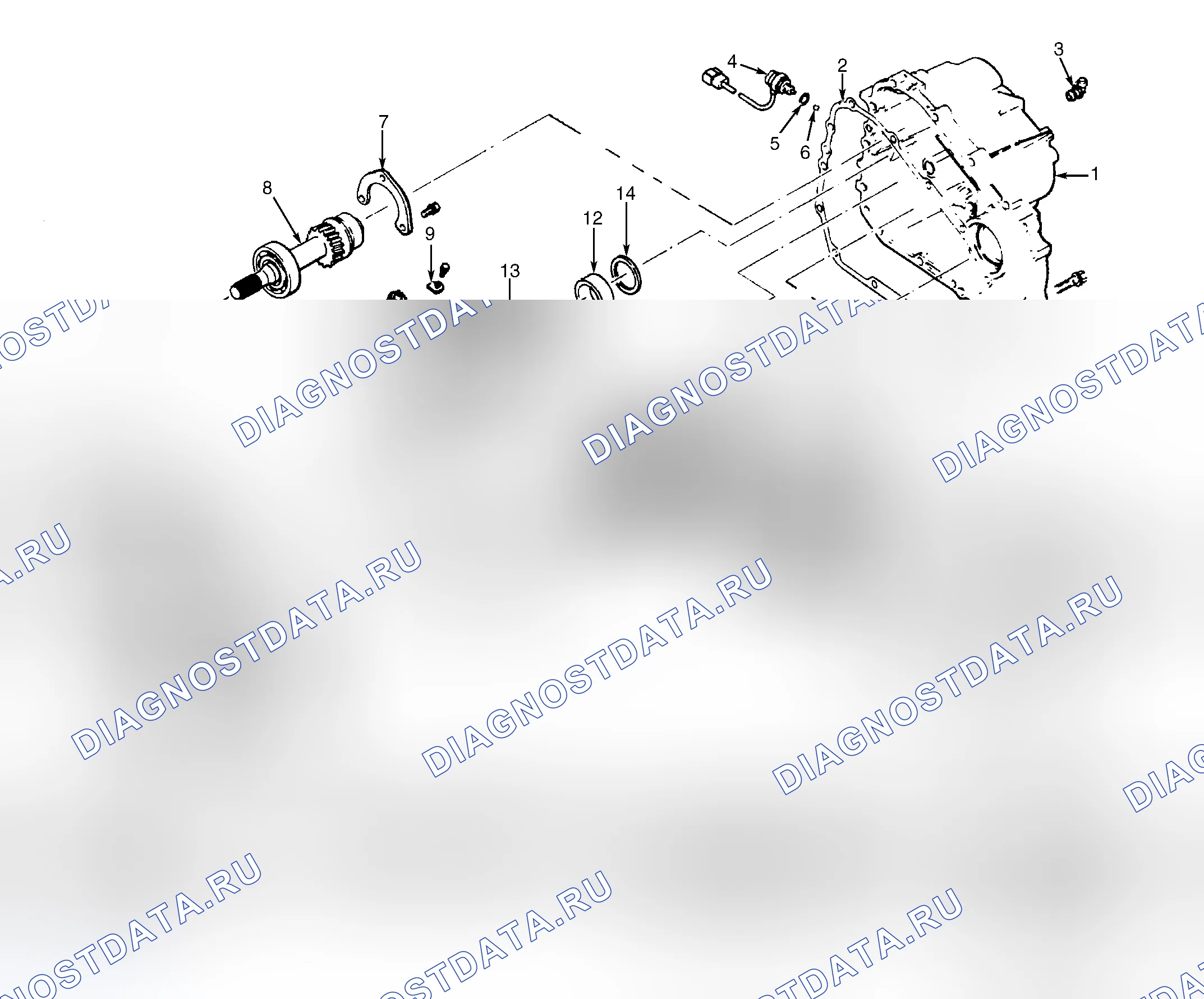 Рис. 16: ПРИВОДНЫЕ ПОЛУОСИ. Mitsubishi Mirage II