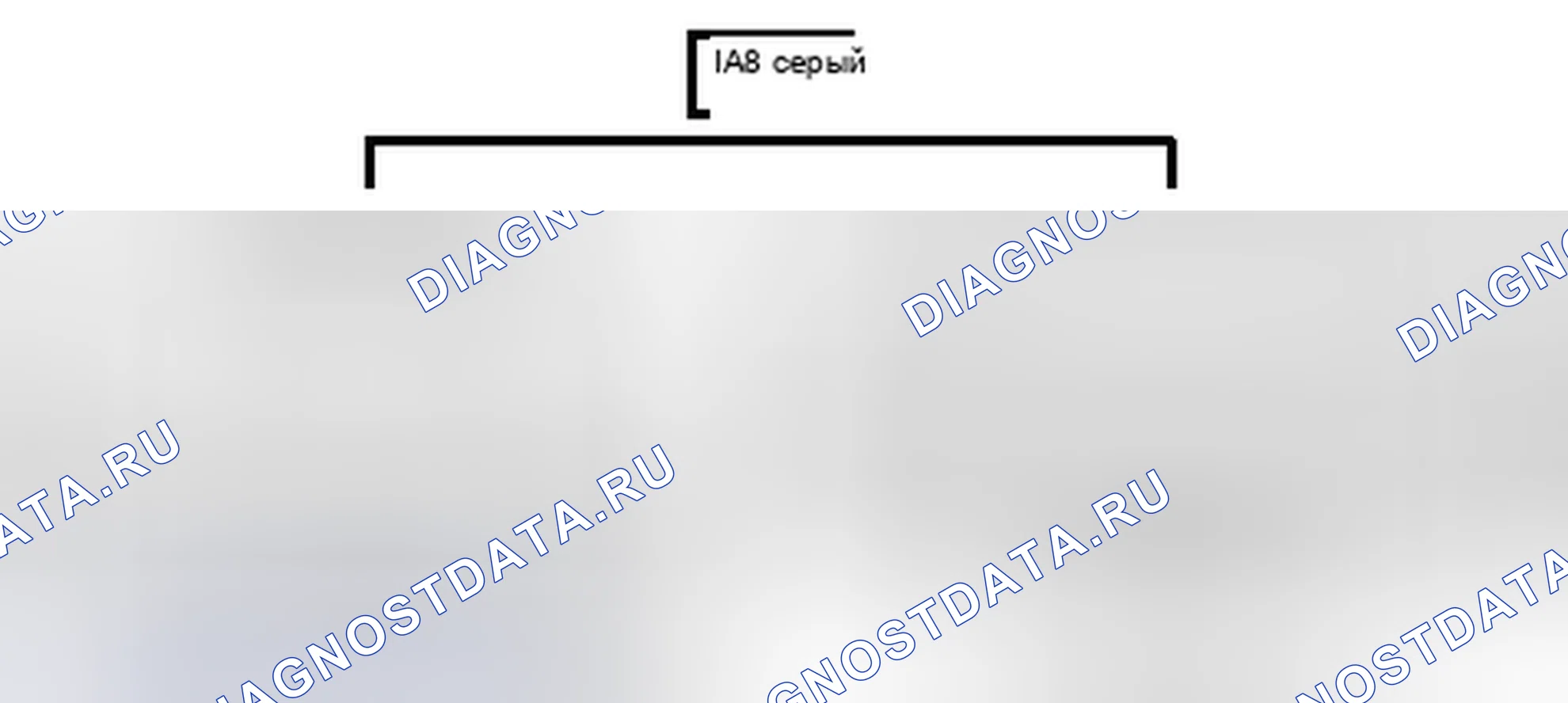 Рис. 1672: Вид с торца разъема (IA8). Toyota Camry XV50