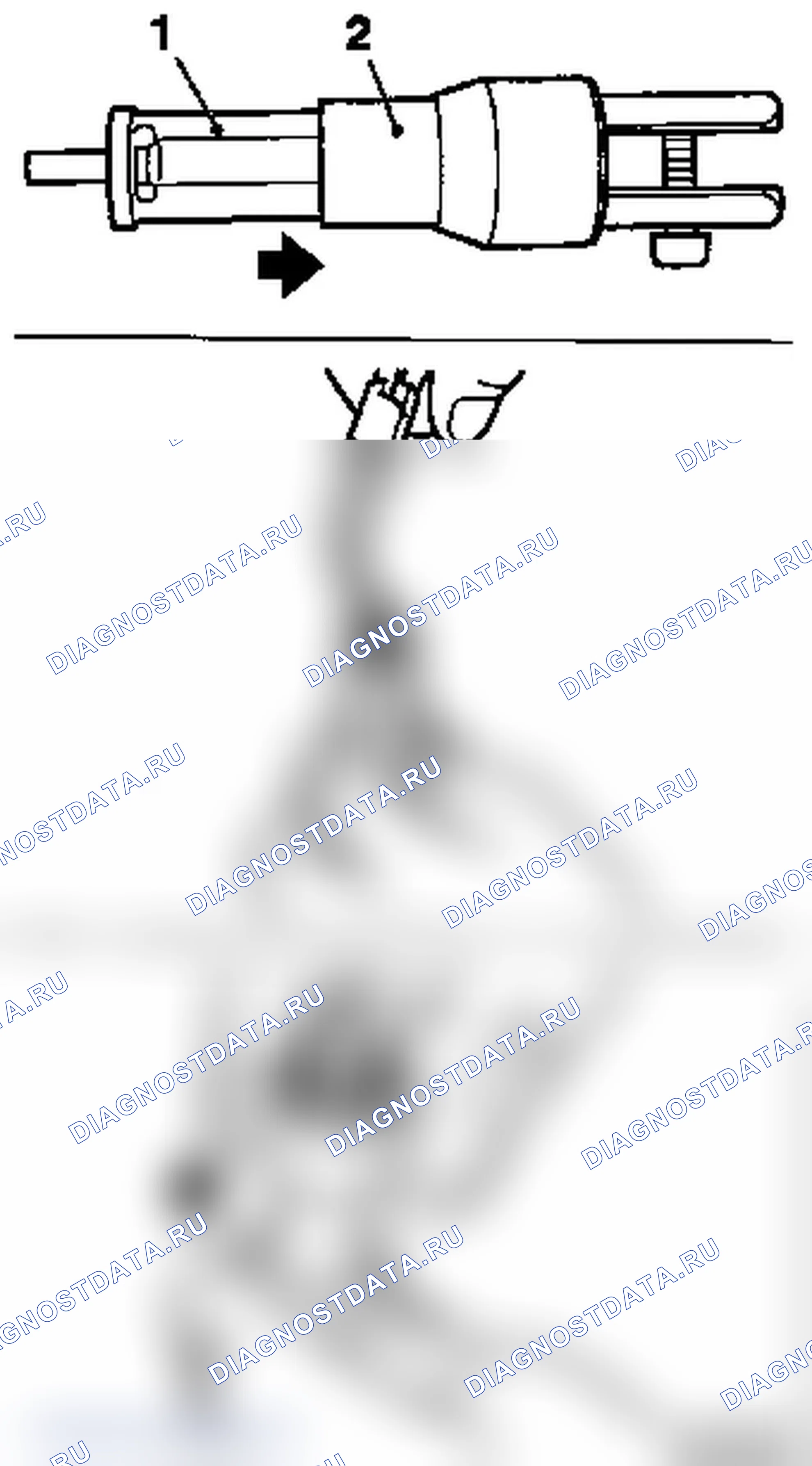 J 459015 Замена уплотнений штока клапана (Y 17 DTL, с кондиционером, левостороннее управление). Opel Corsa C