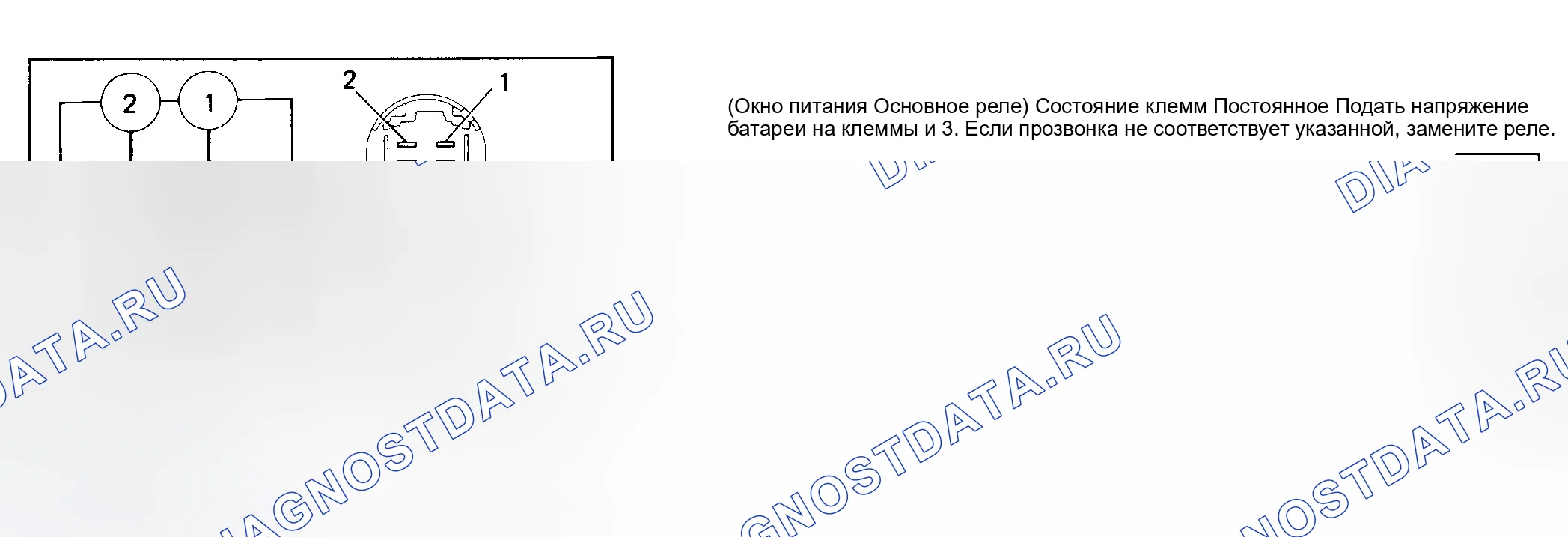 Рис. 23: ОСНОВНОЕ РЕЛЕ ОКНА ПИТАНИЯ. Toyota Corolla VI