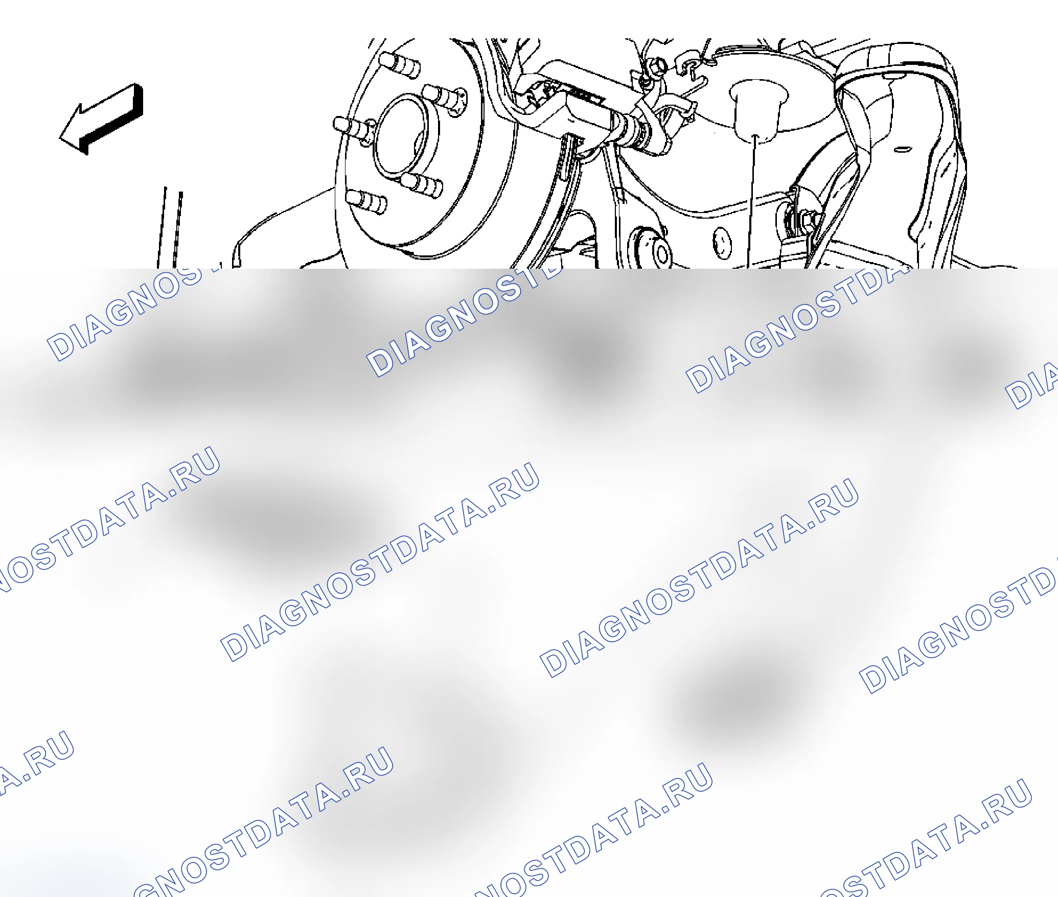 Рис. 4: Замена заднего пружинного изолятора. Pontiac G6 I final
