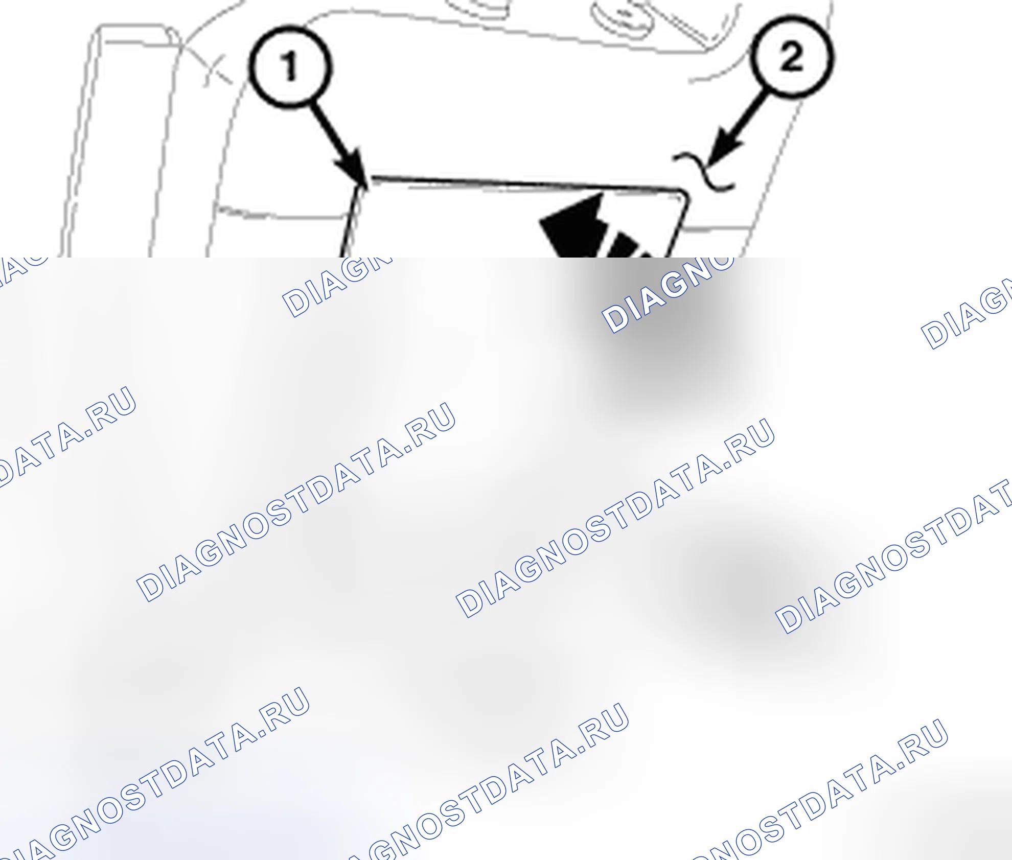 Рис. 456: КРЫШКА СПИНКИ СИДЕНЬЯ-2ND РЯД ПОВОРОТНЫЙ. Chrysler Town & Country V