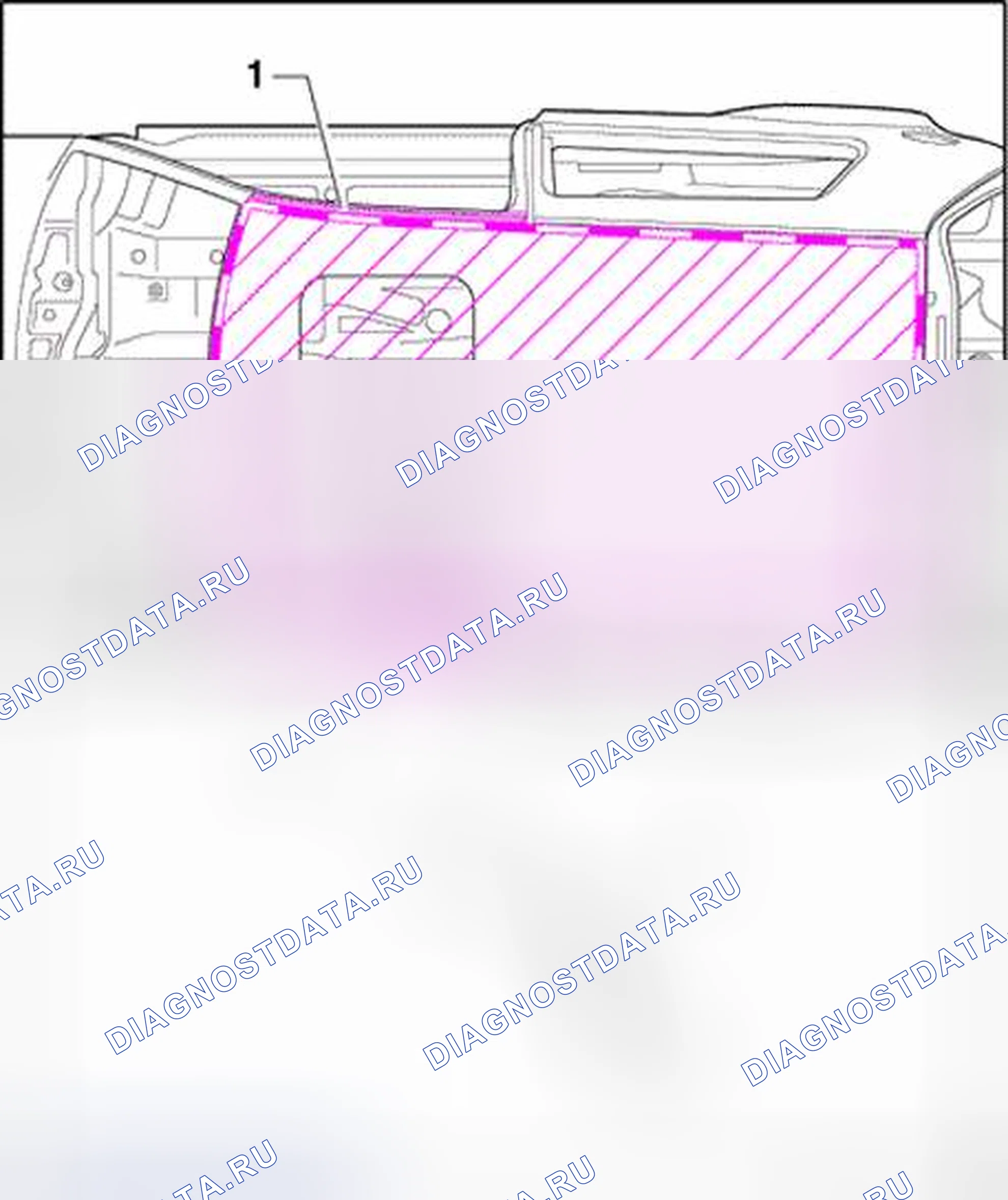 Рис. 178: Крыша, замена (гольф). Volkswagen Jetta IV