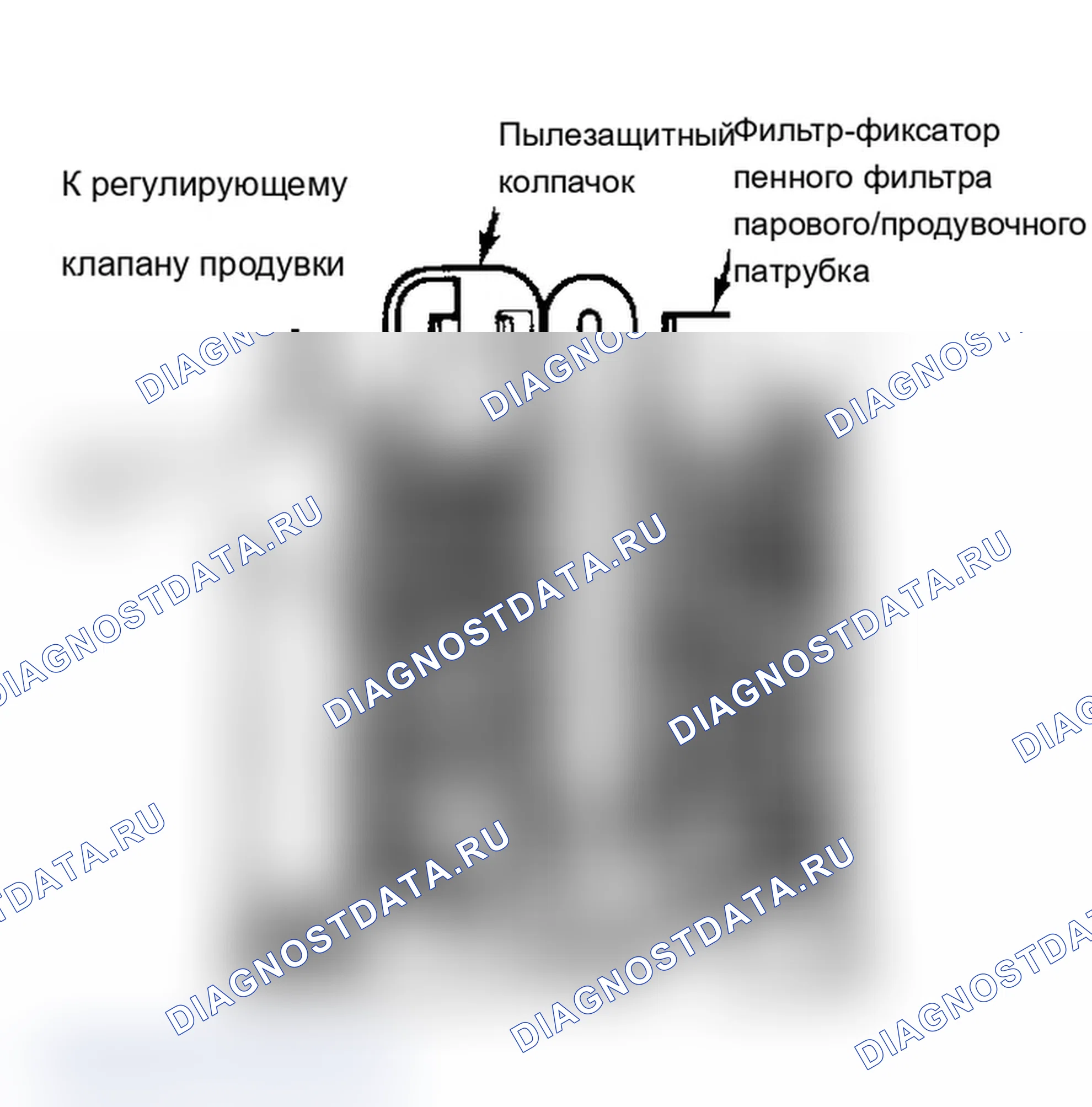 Рис. 88: РЕГУЛИРУЮЩИЙ КЛАПАН ПРОДУВКИ. Mercury Sable I