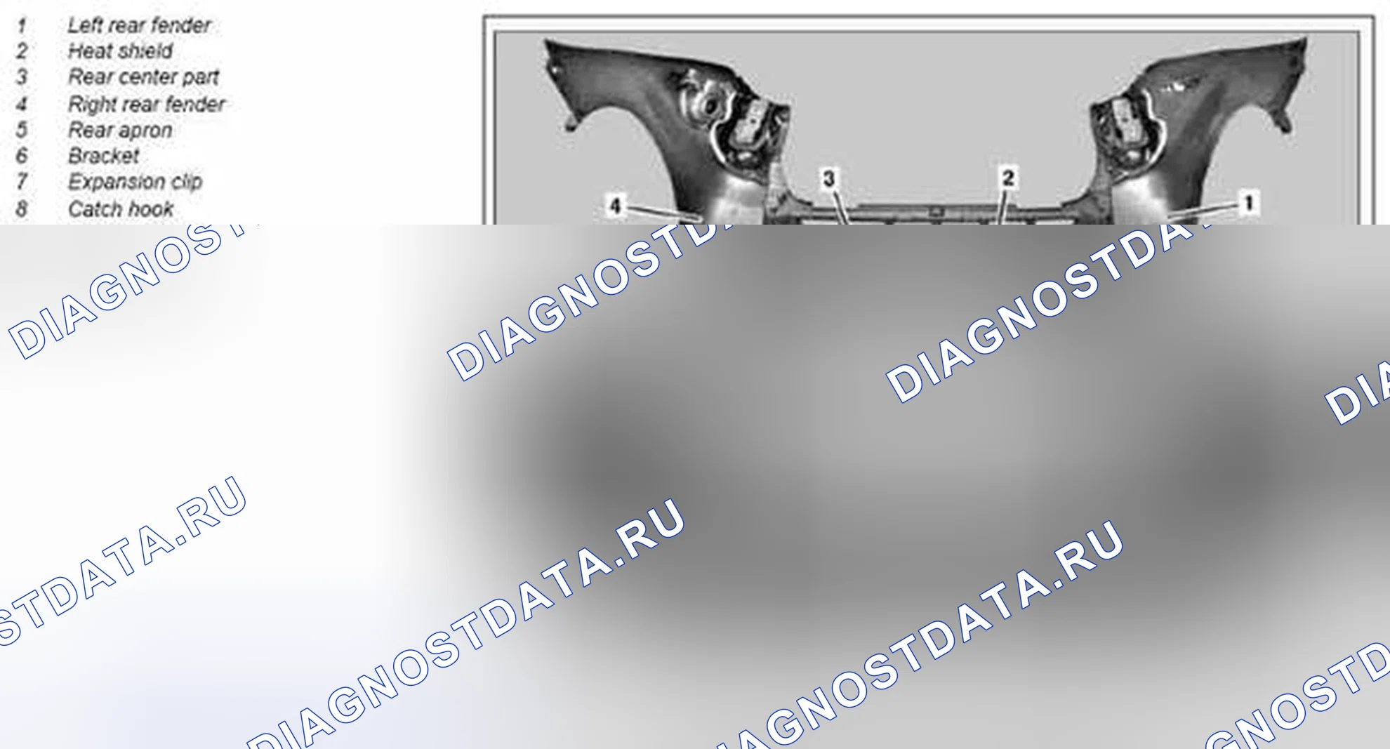 Рис. 16: Снять / установить заднюю центральную часть - AR88.00-P-xtegx1 1300MCC. Kia Soul I