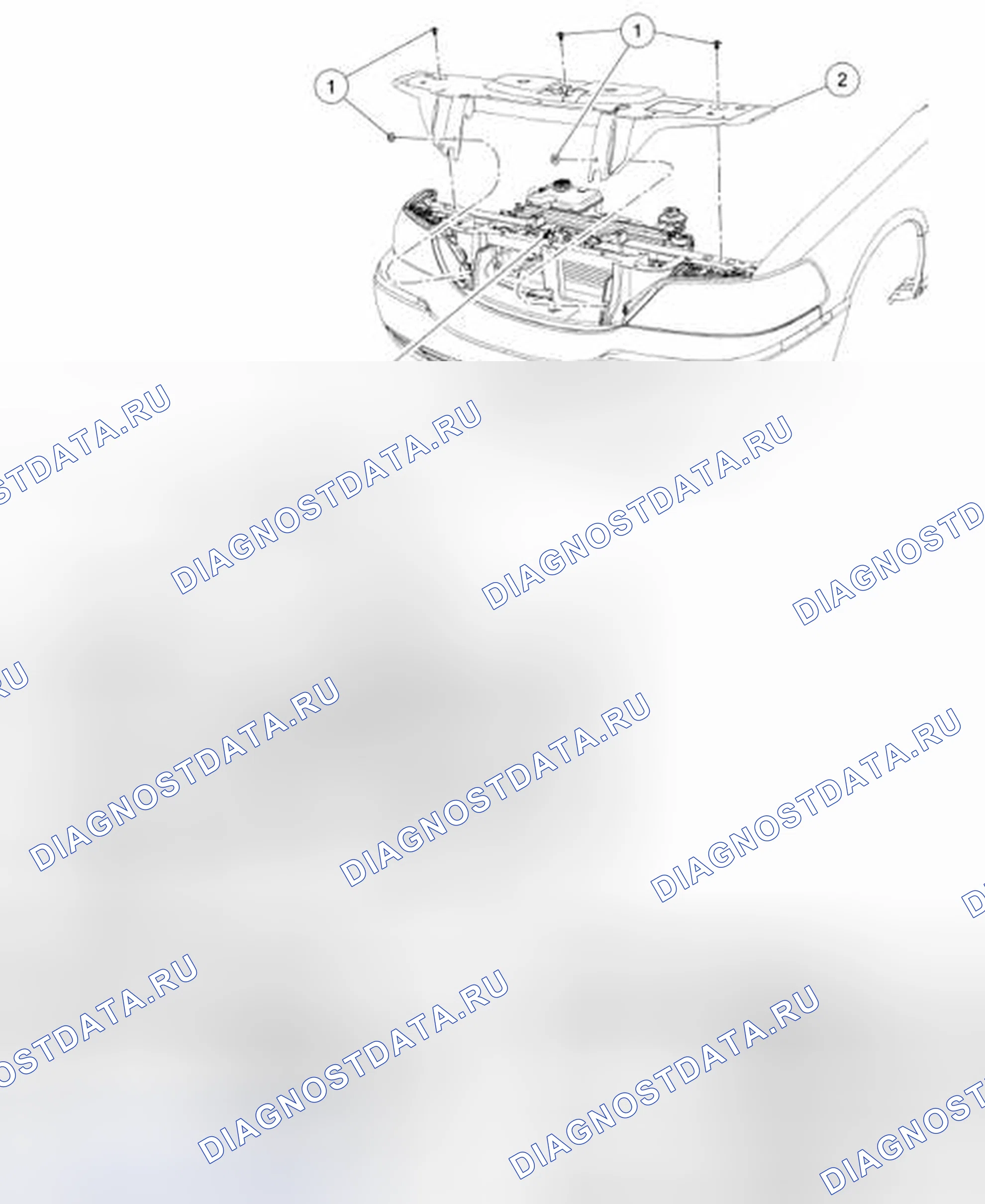 Рис. 174: Датчик передней силы удара. Mazda 2 I рестайлинг