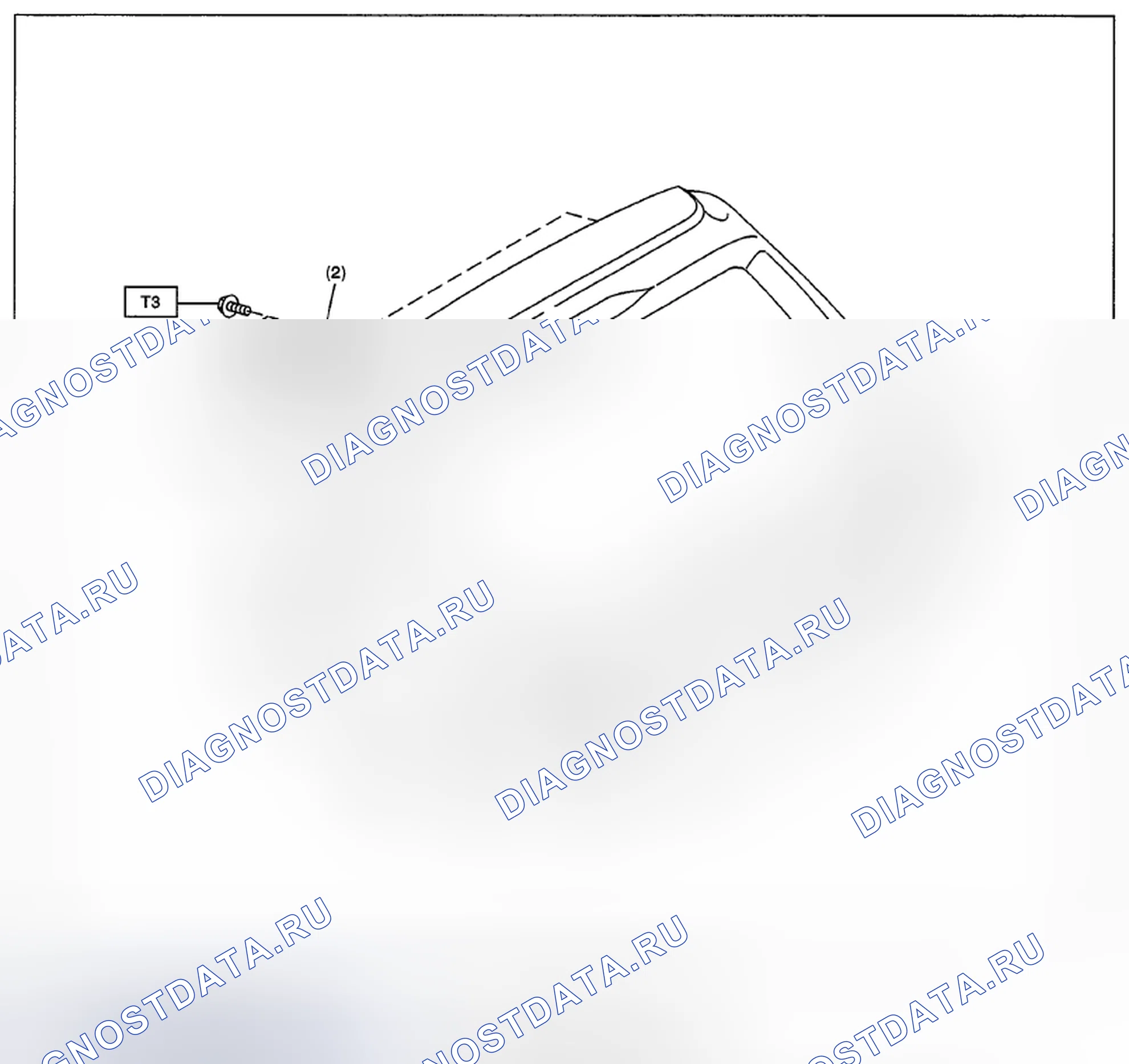 Рис. 81: ЗАДНИЕ ВОРОТА. Subaru Impreza WRX STI GR
