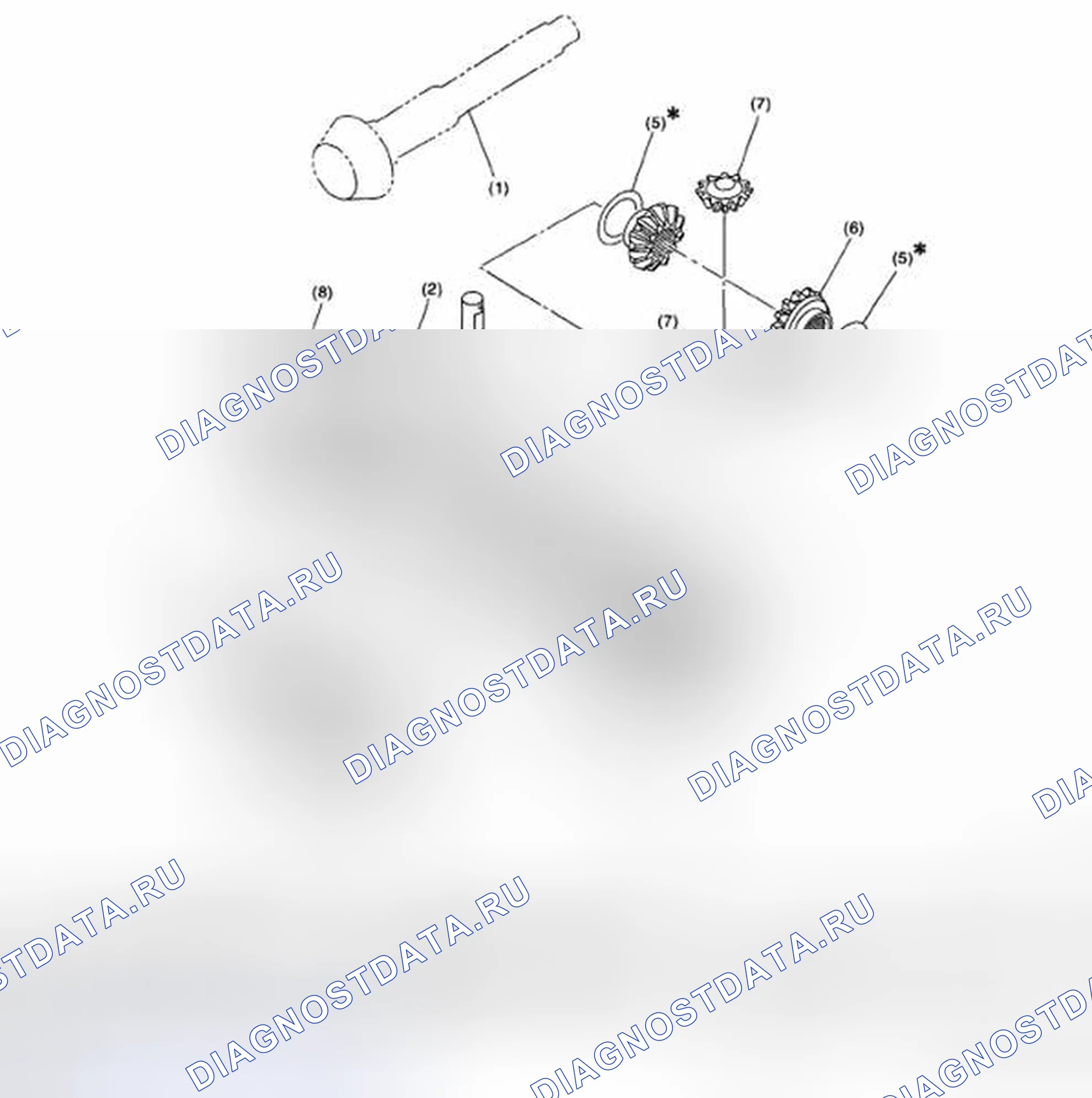 Рис. 396: ПЕРЕДНИЙ ДИФФЕРЕНЦИАЛ. Subaru Legacy BL/BP рестайлинг
