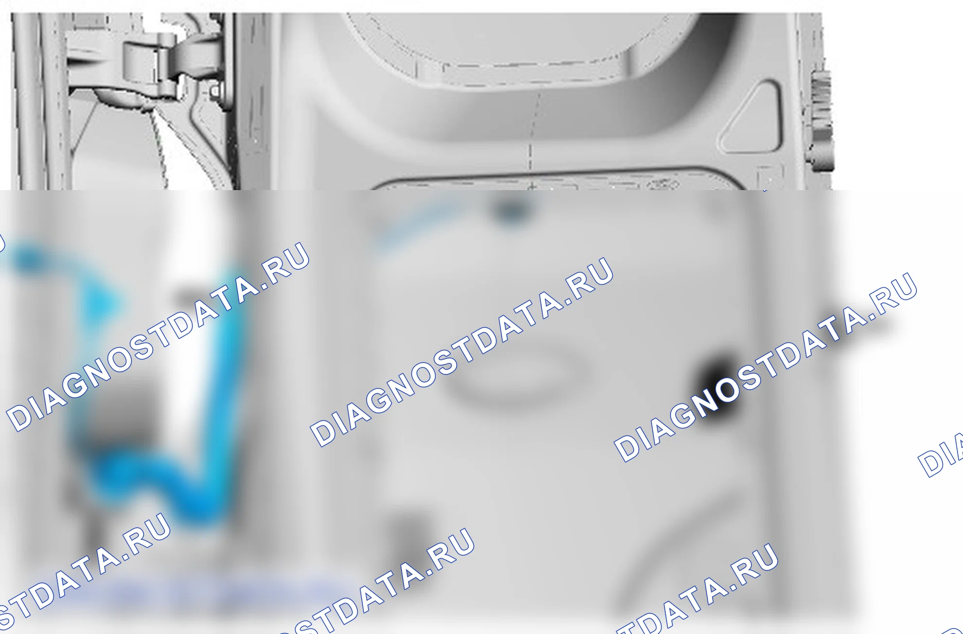 Как снять и установить жгут электропроводки задней двери. Ford Tourneo Courier I